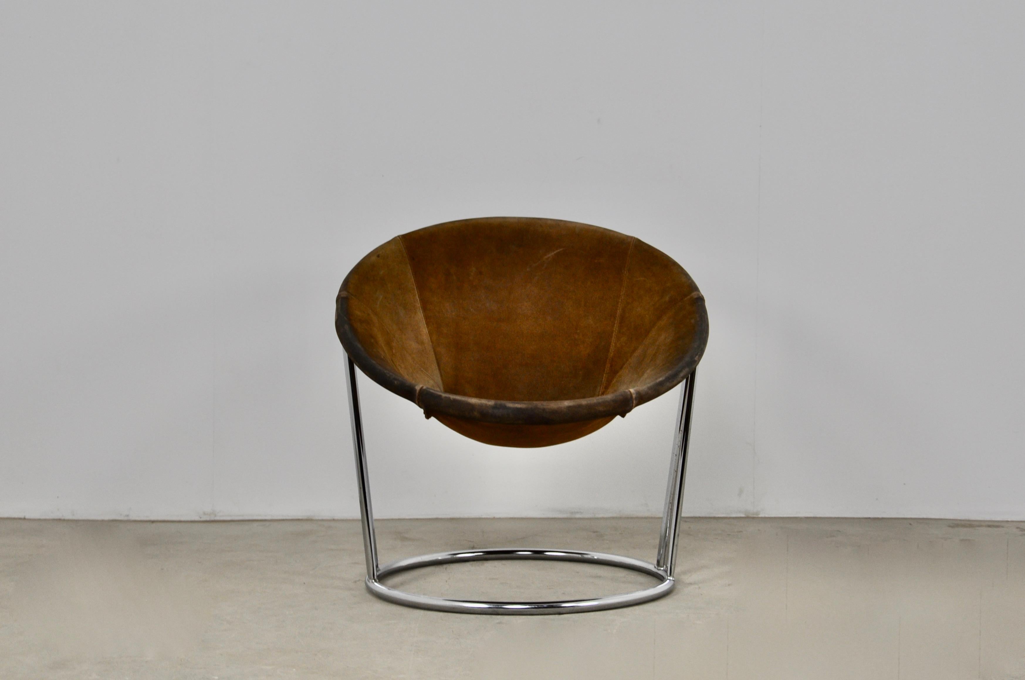 Armchair by E. Lusch for Lusch & Co., Germany, 1970s In Good Condition In Lasne, BE