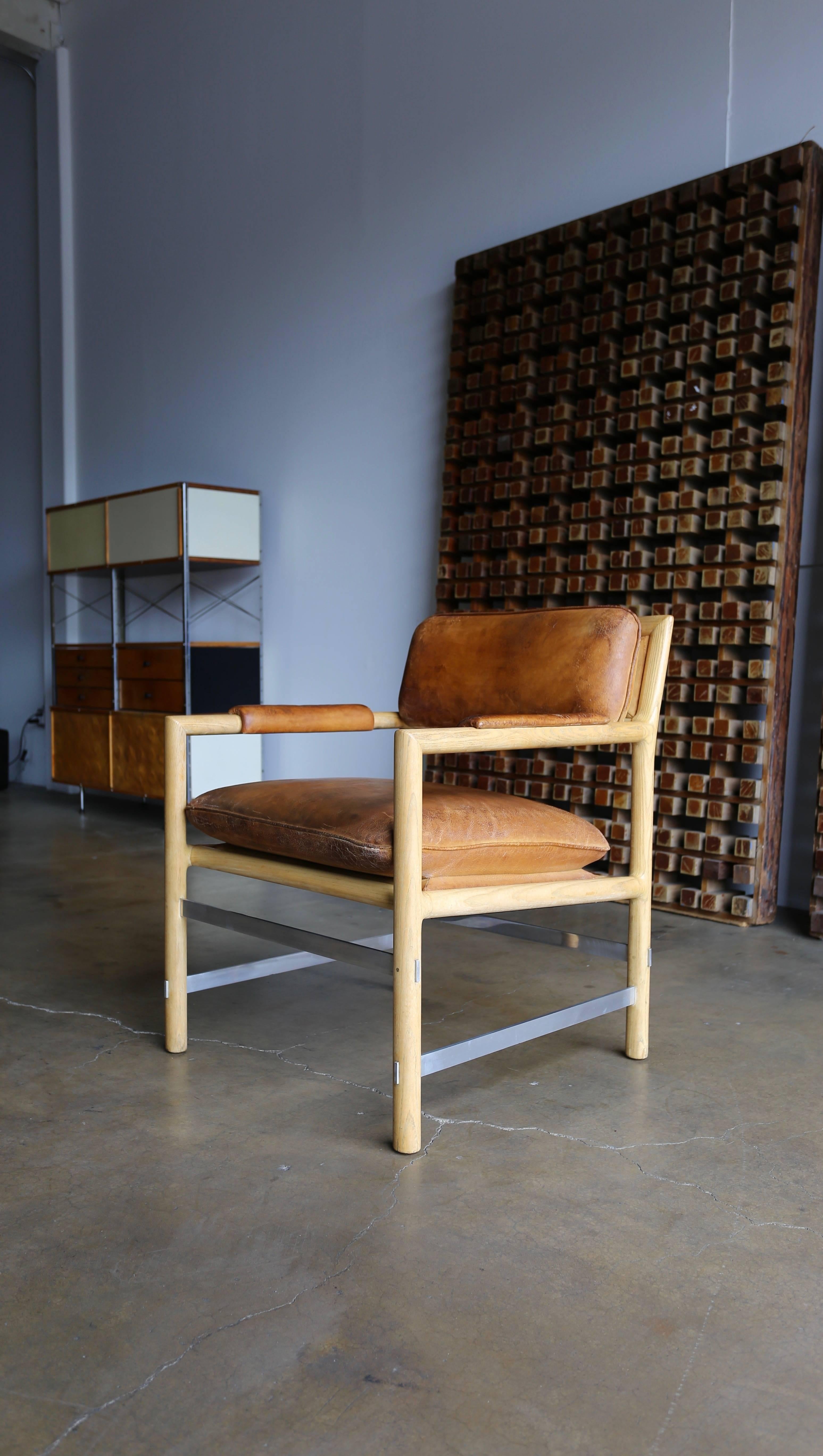 Armchair by Edward Wormley for Dunbar In Distressed Condition In Costa Mesa, CA
