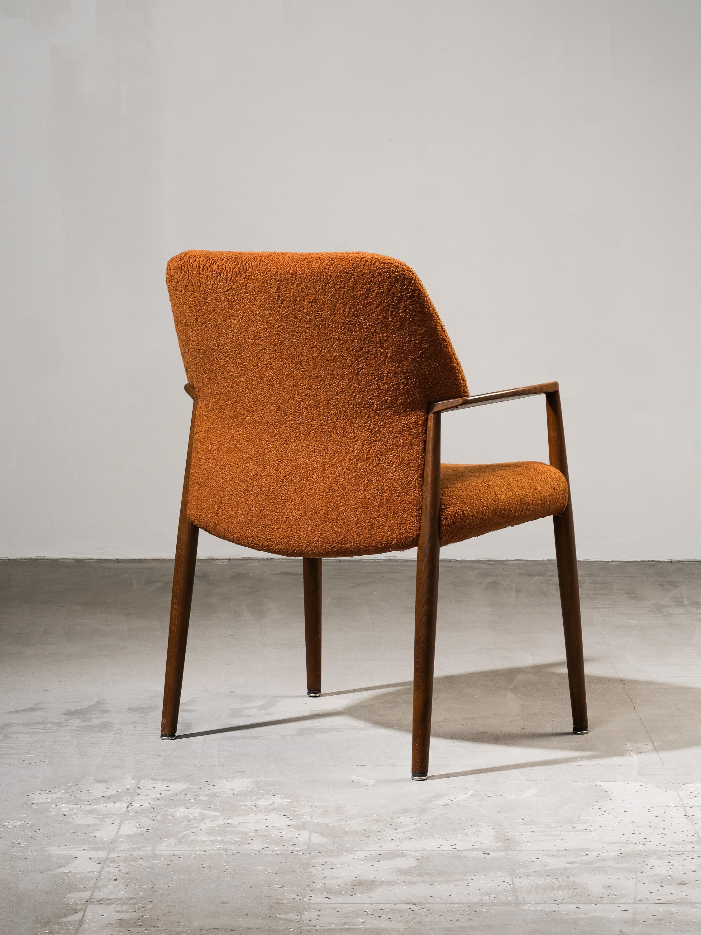 Poltrona di Ejner Larsen e Aksel Bender Madsen, Fritz Hansen, Danimarca, anni '50 in vendita 4