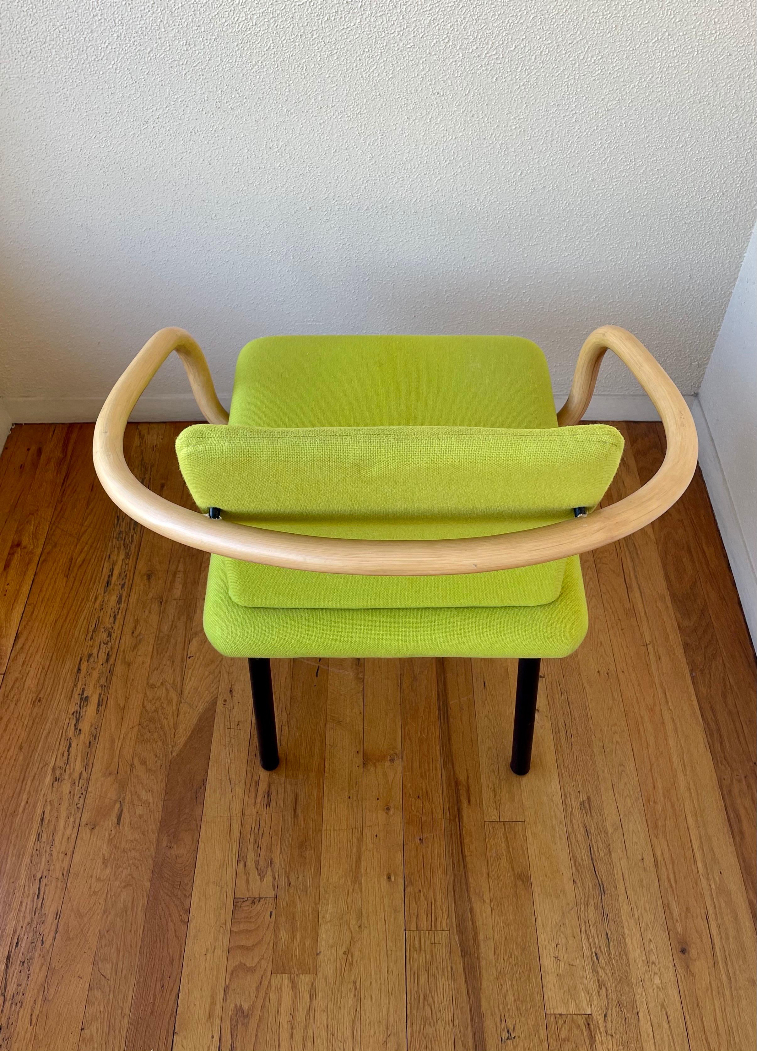 Italian Armchair by Ettore Sottsass for Knoll Memphis Postmodern Era