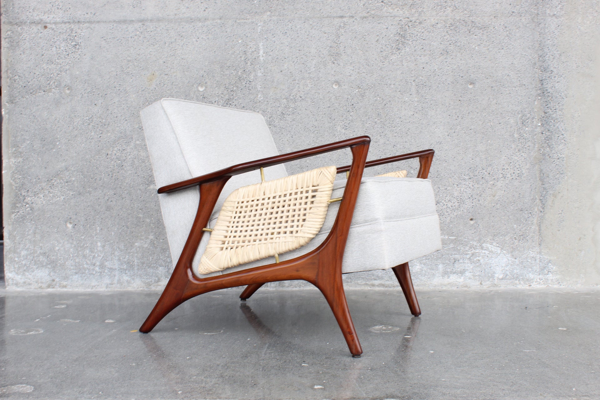 Mid-Century Modern Armchair by Eugenio Escudero For Sale