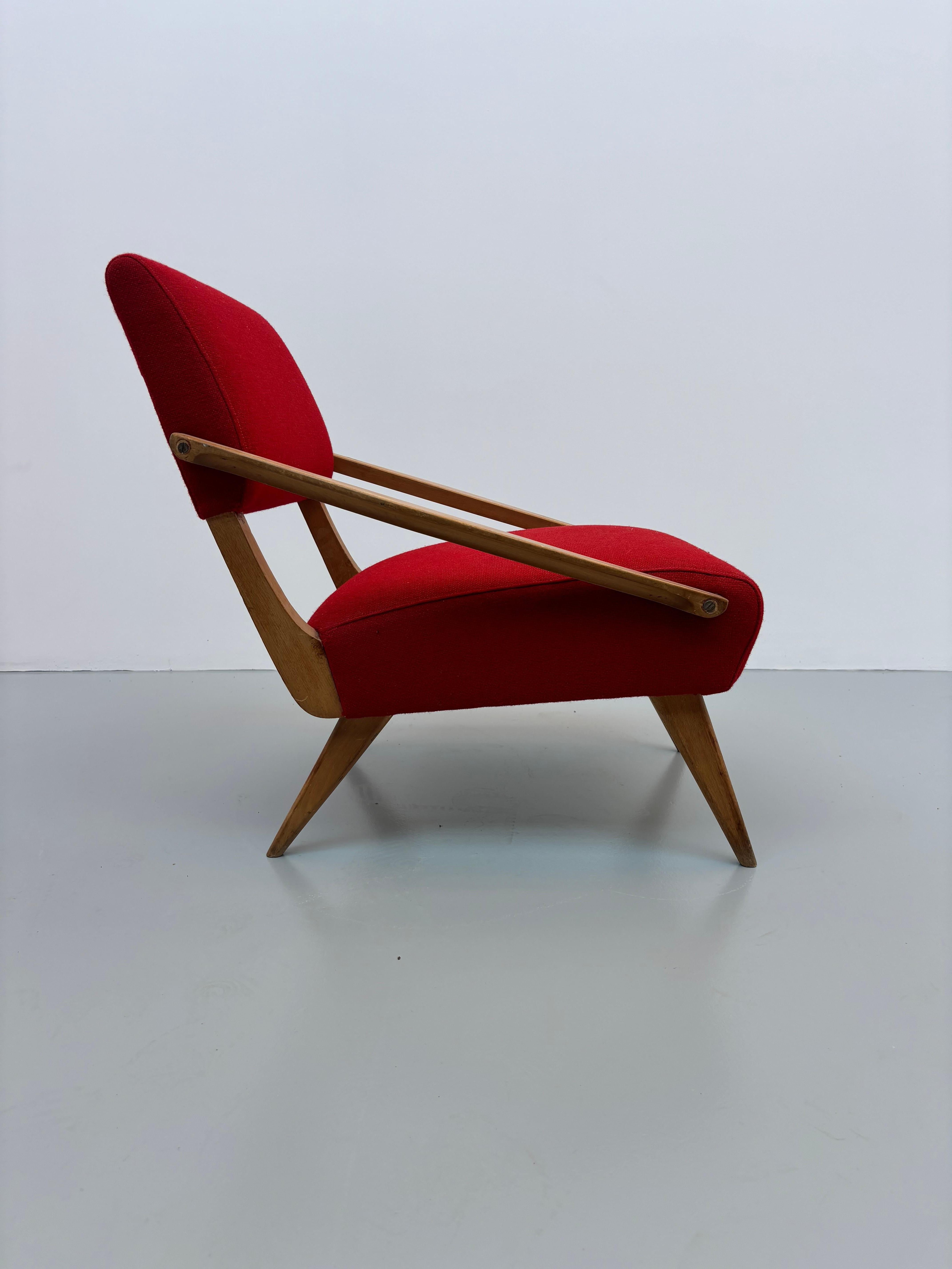 Sillón de Gio Ponti para Boucher Édition en Bueno estado para la venta en SAINT-OUEN-SUR-SEINE, FR