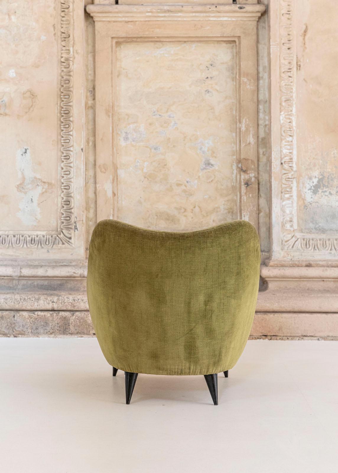 Mid-Century Modern Armchair by Giulia Veronesi