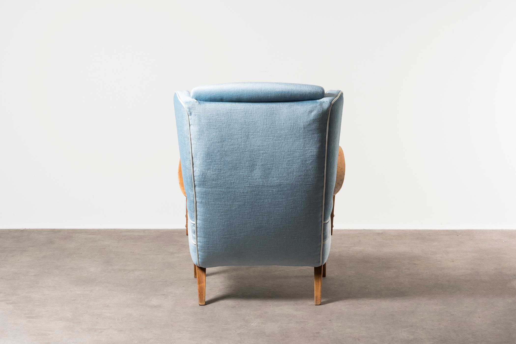 Armchair by Gustavo Pulitzer Finali In Good Condition For Sale In Milan, IT