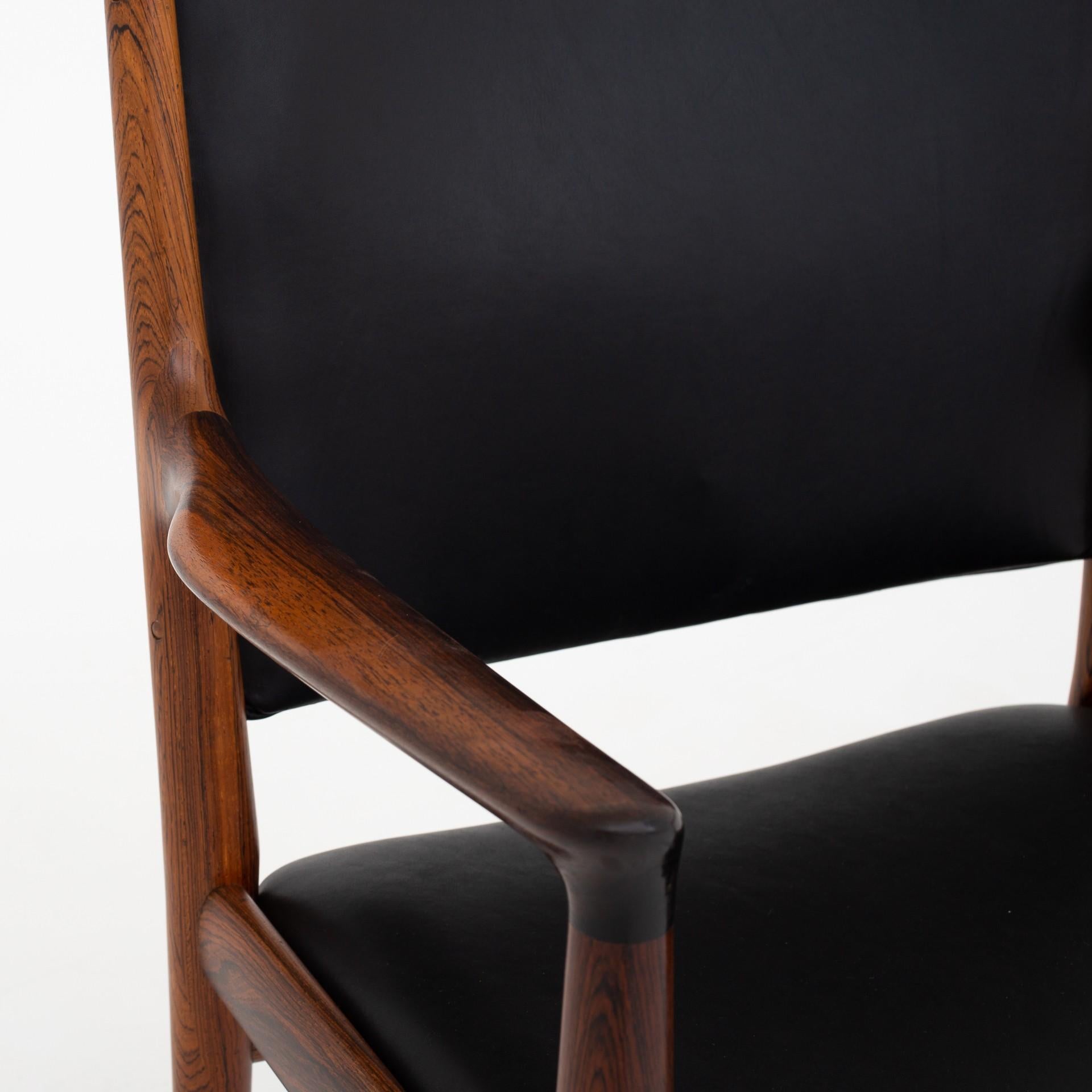Lacquered Armchair by Hans J. Wegner.