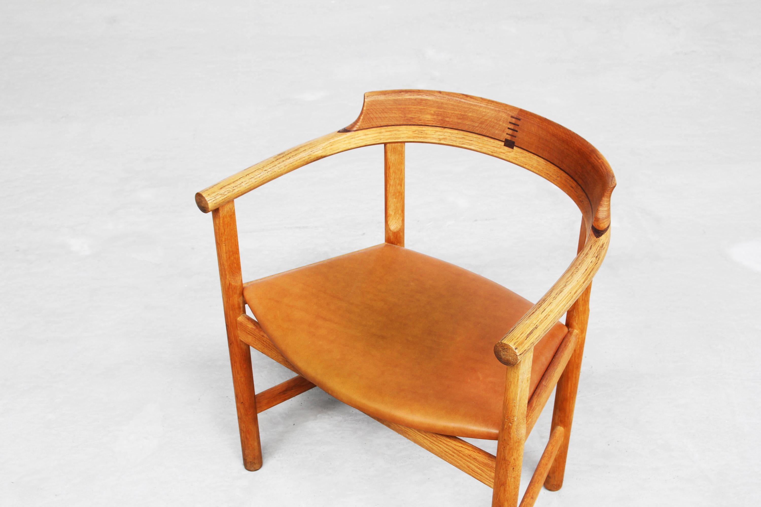 20th Century Armchair by Hans Wegner for PP Mobler in Oak, Denmark