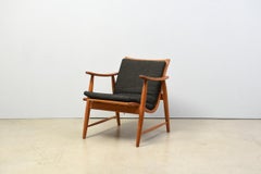 Armchair by Jacob Müller for Wohnhilfe Switzerland 1950s ash and plywood