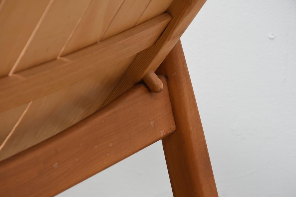 Ash Armchair by Jacob Müller for Wohnhilfe Switzerland 1950s ash and plywood For Sale