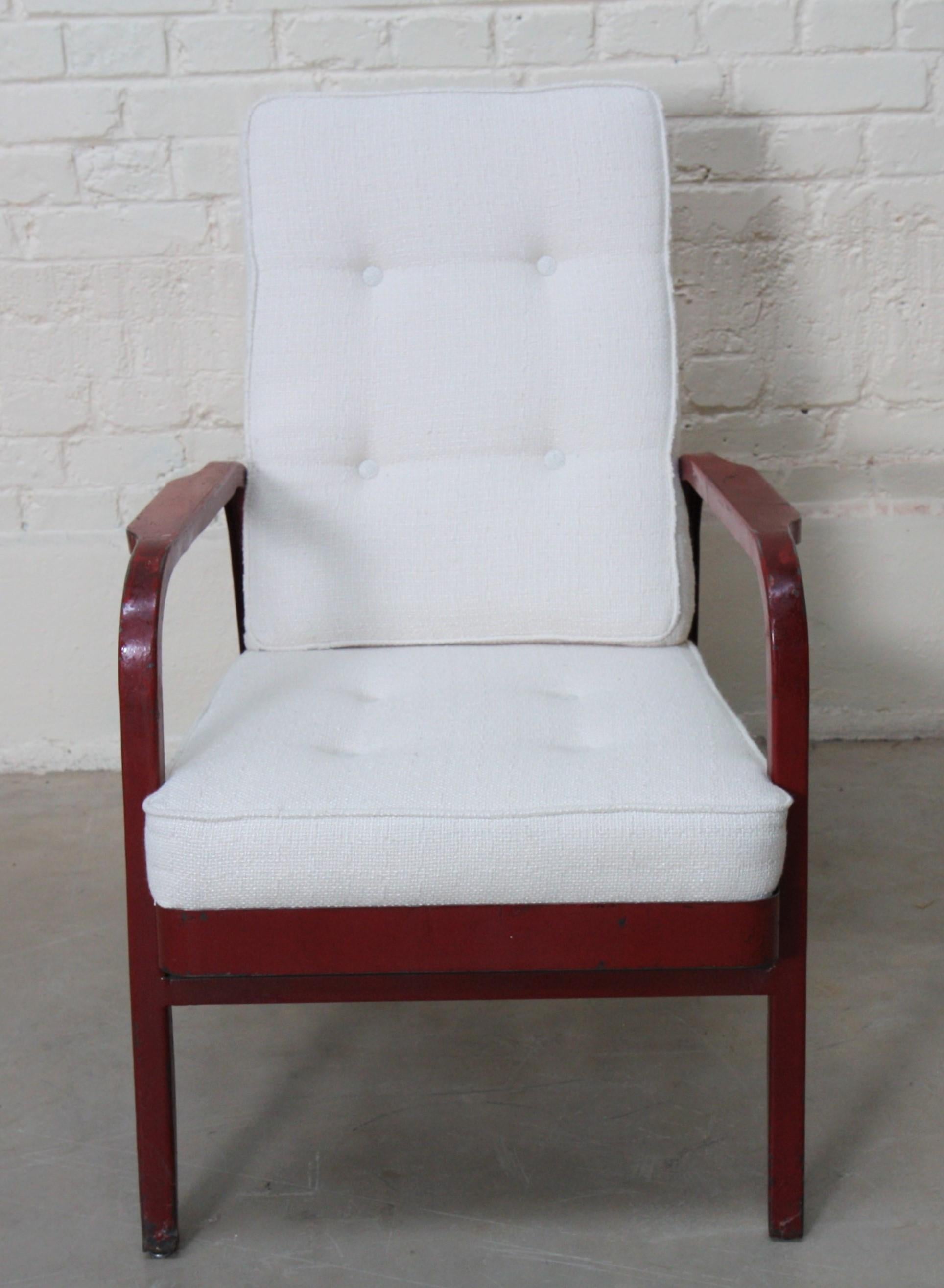 French Armchair by Jean Prouvé and Jules Leleu For Sale