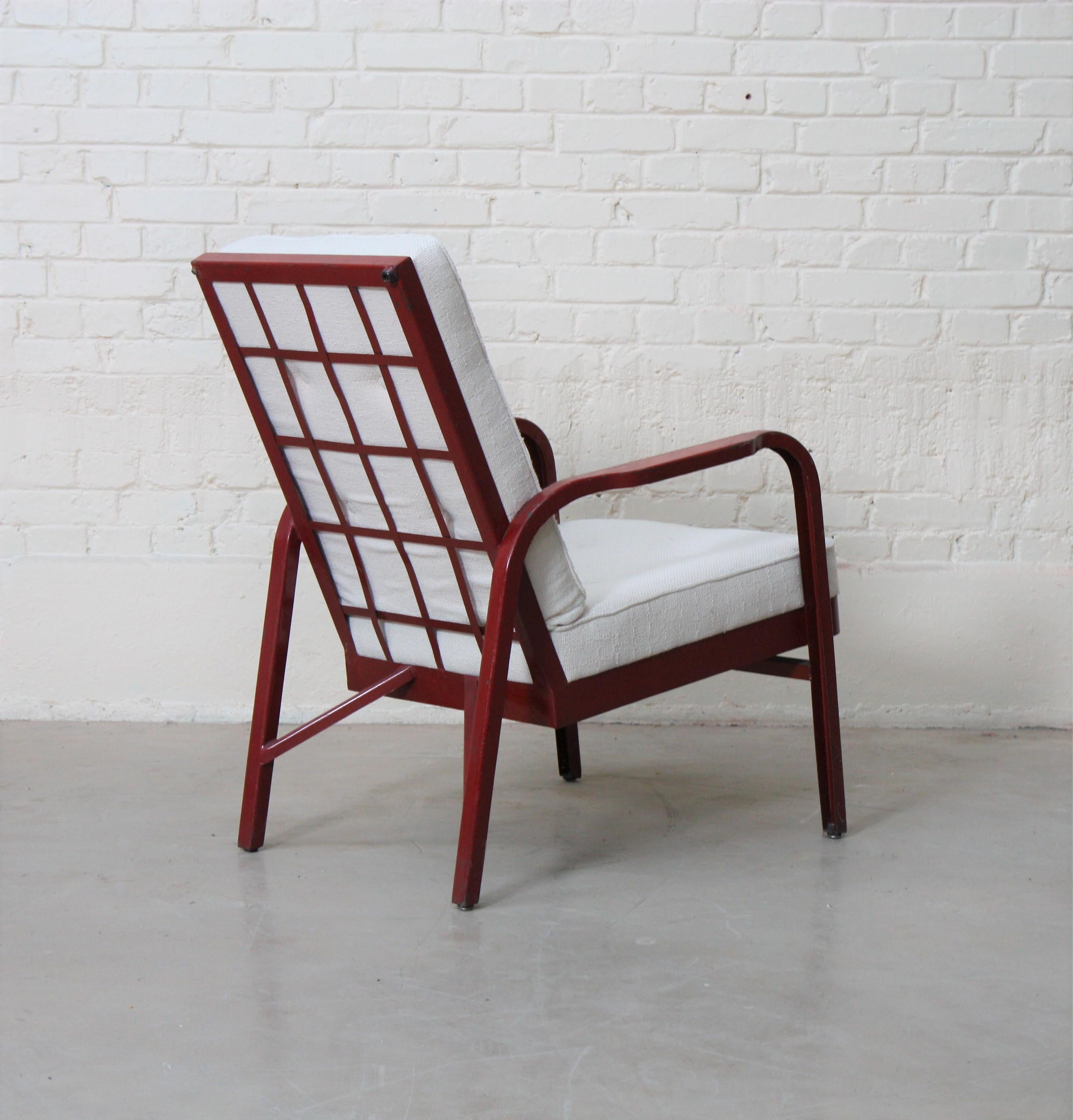 Armchair by Jean Prouvé and Jules Leleu For Sale 1