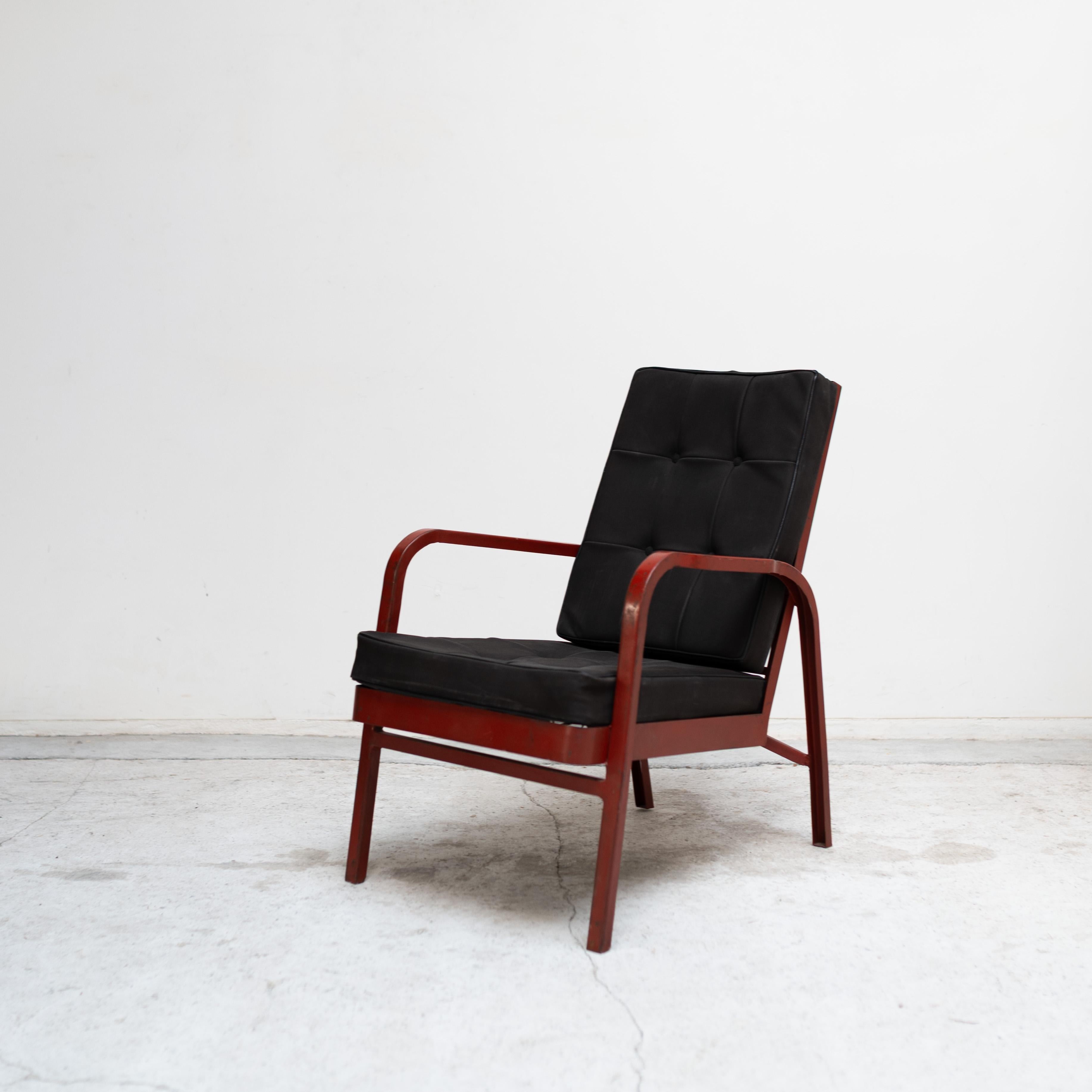 Armchair by Jean Prouvé & Jules Leleu, France, circa 1936 For Sale 5