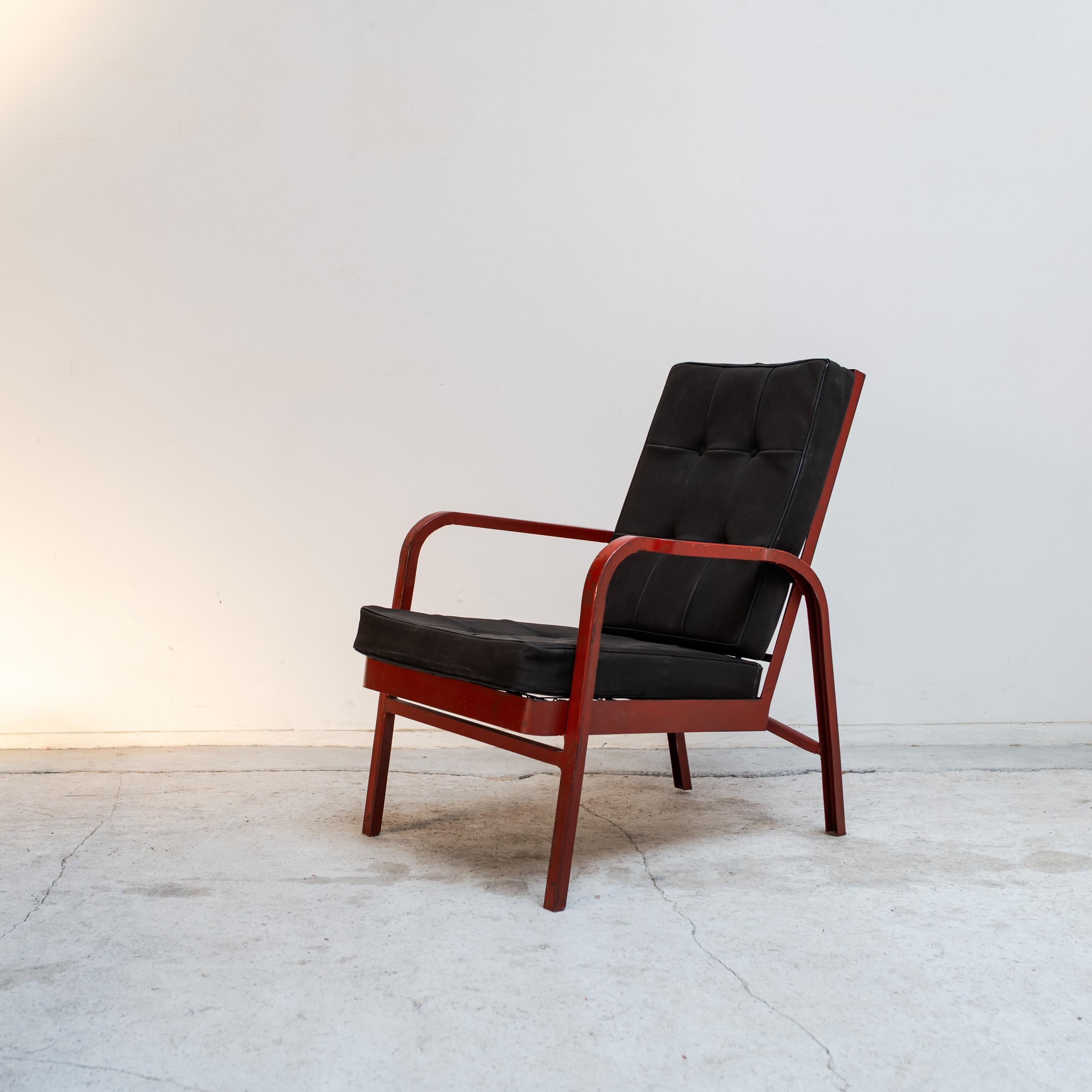 French Armchair by Jean Prouvé & Jules Leleu, France, circa 1936 For Sale