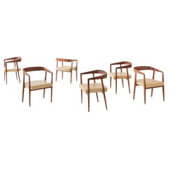 Sillón de Joaquim Tenreiro, Cabreuva maciza, Mediados de siglo, Brasil, Años 50