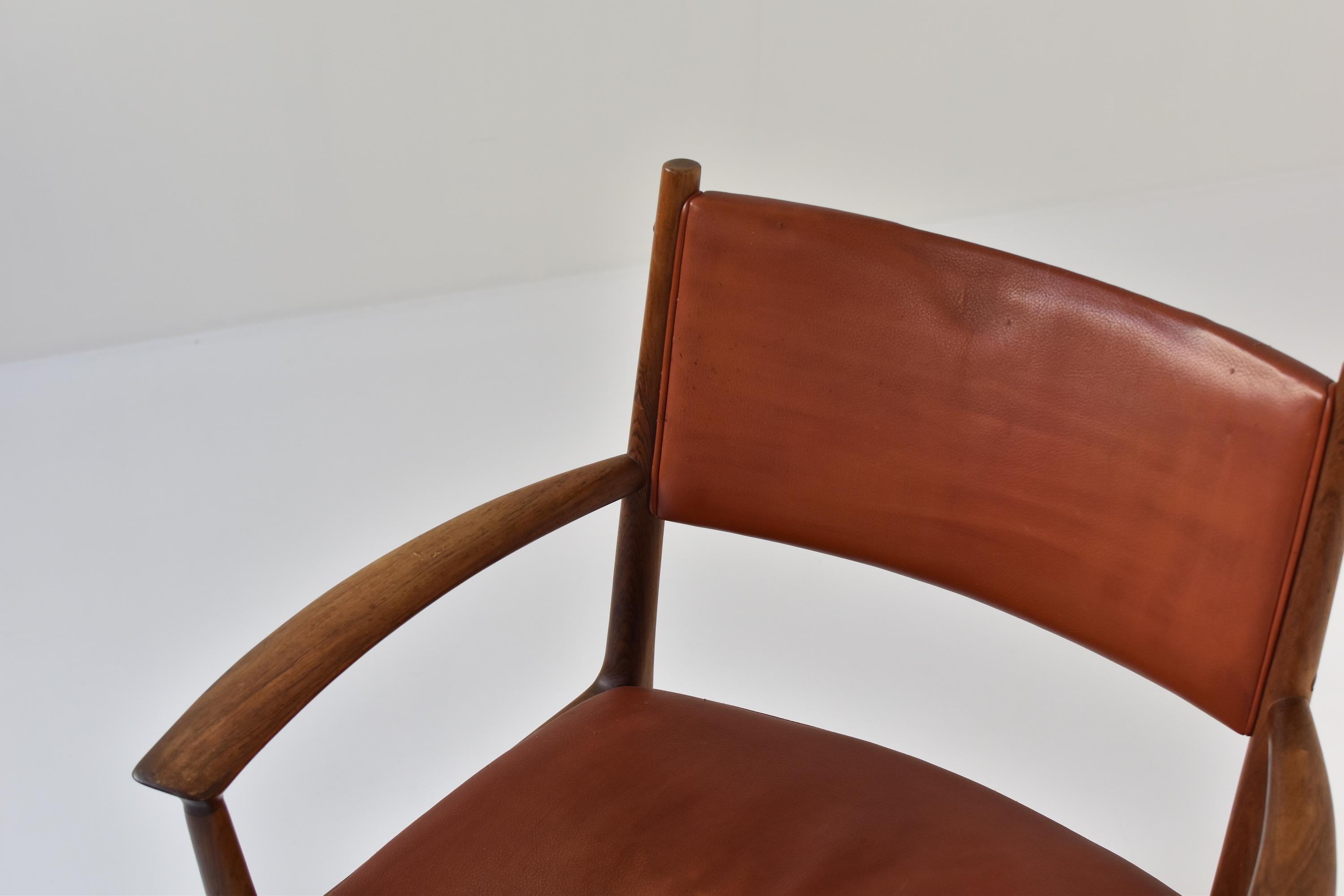 Armchair by Kai Lyngfeldt Larsen for Søren Willadsen Møbelfabrik, Denmark, 1950s 3