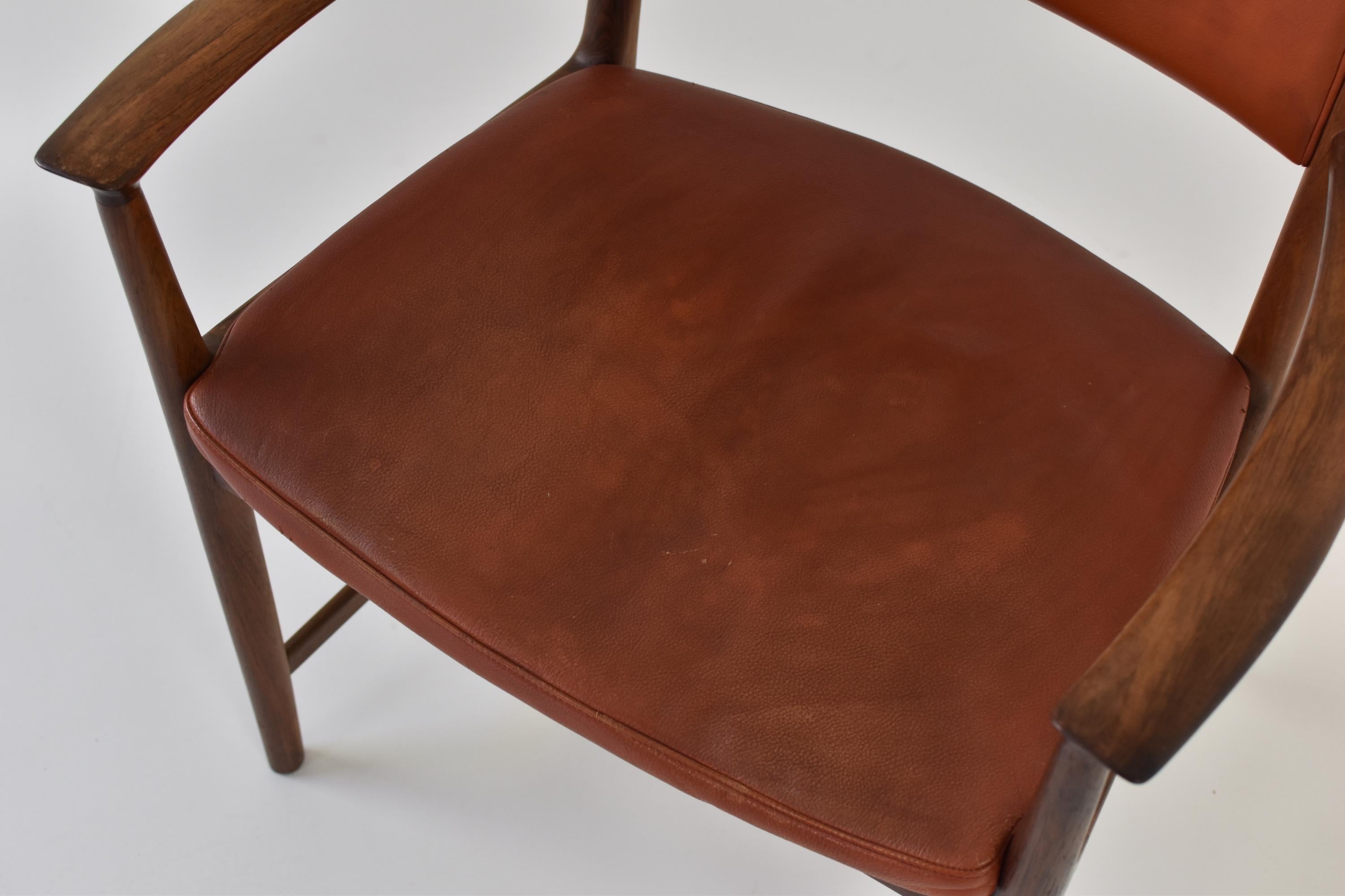 Armchair by Kai Lyngfeldt Larsen for Søren Willadsen Møbelfabrik, Denmark, 1950s In Good Condition In Antwerp, BE