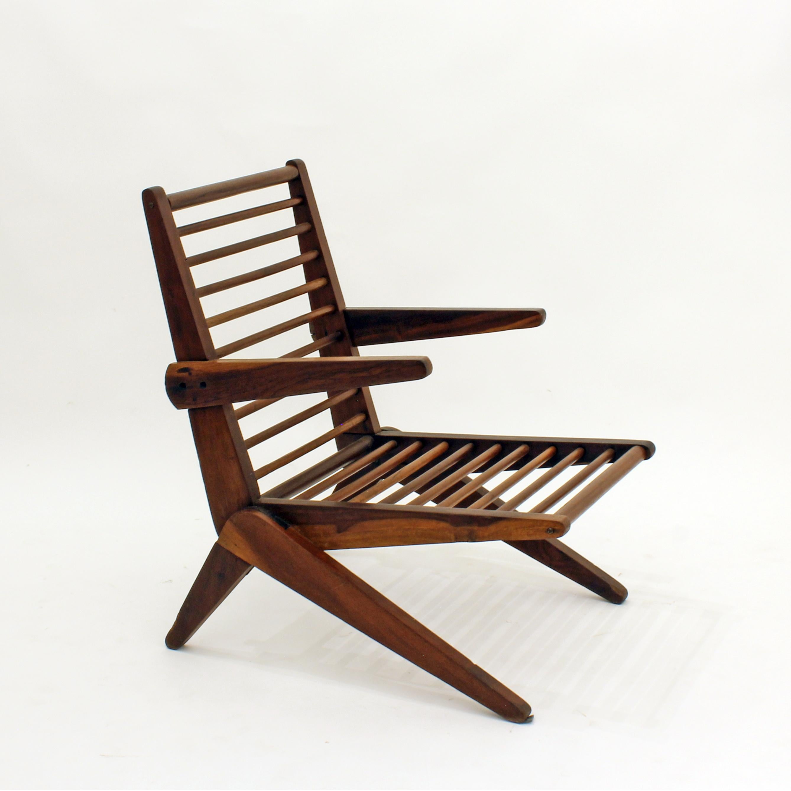 Armchair by Lina Bo Bardi In Good Condition For Sale In Washington, DC