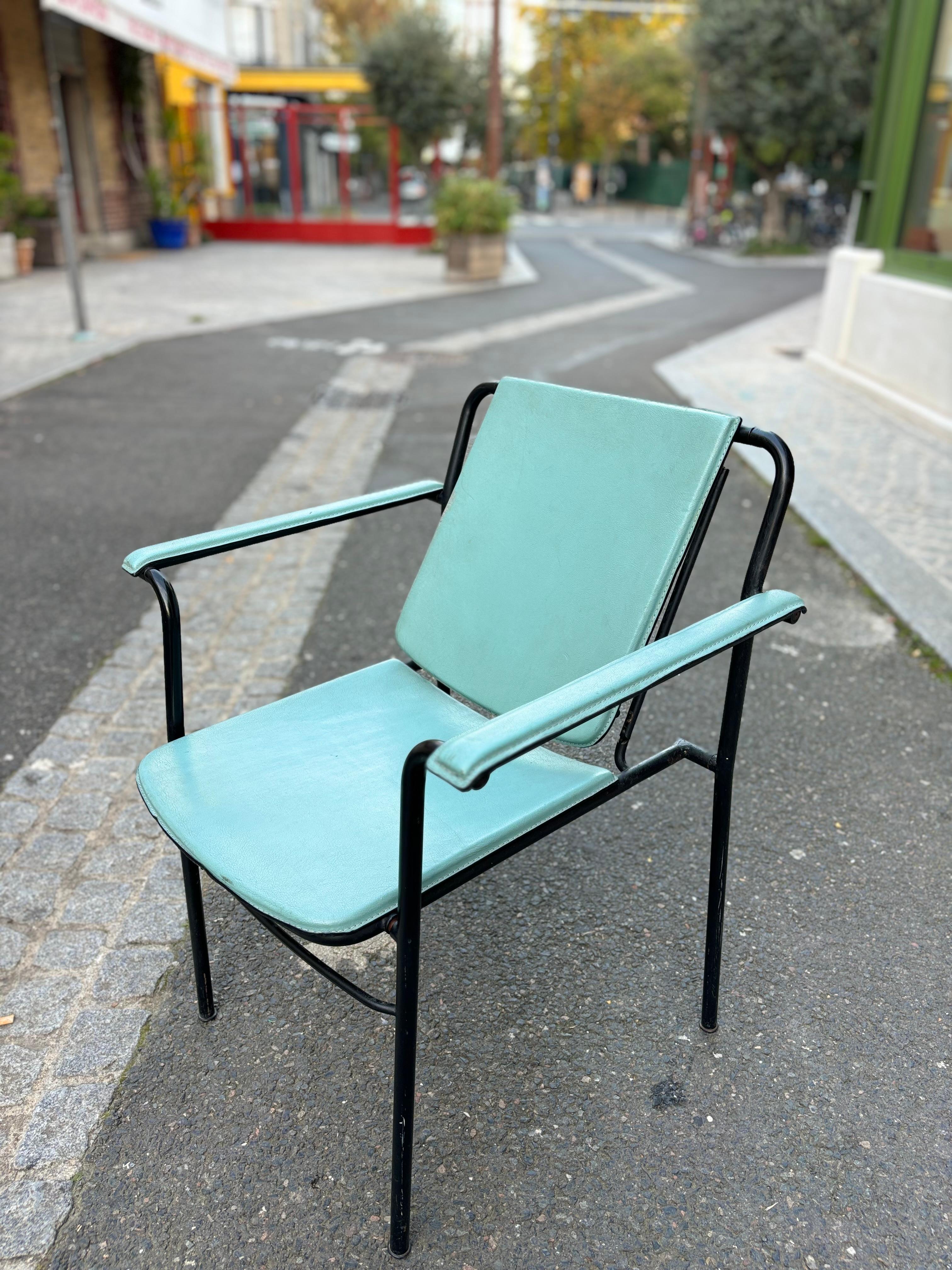 Jolie fauteuil par Mario Marenco pour poltrona fau