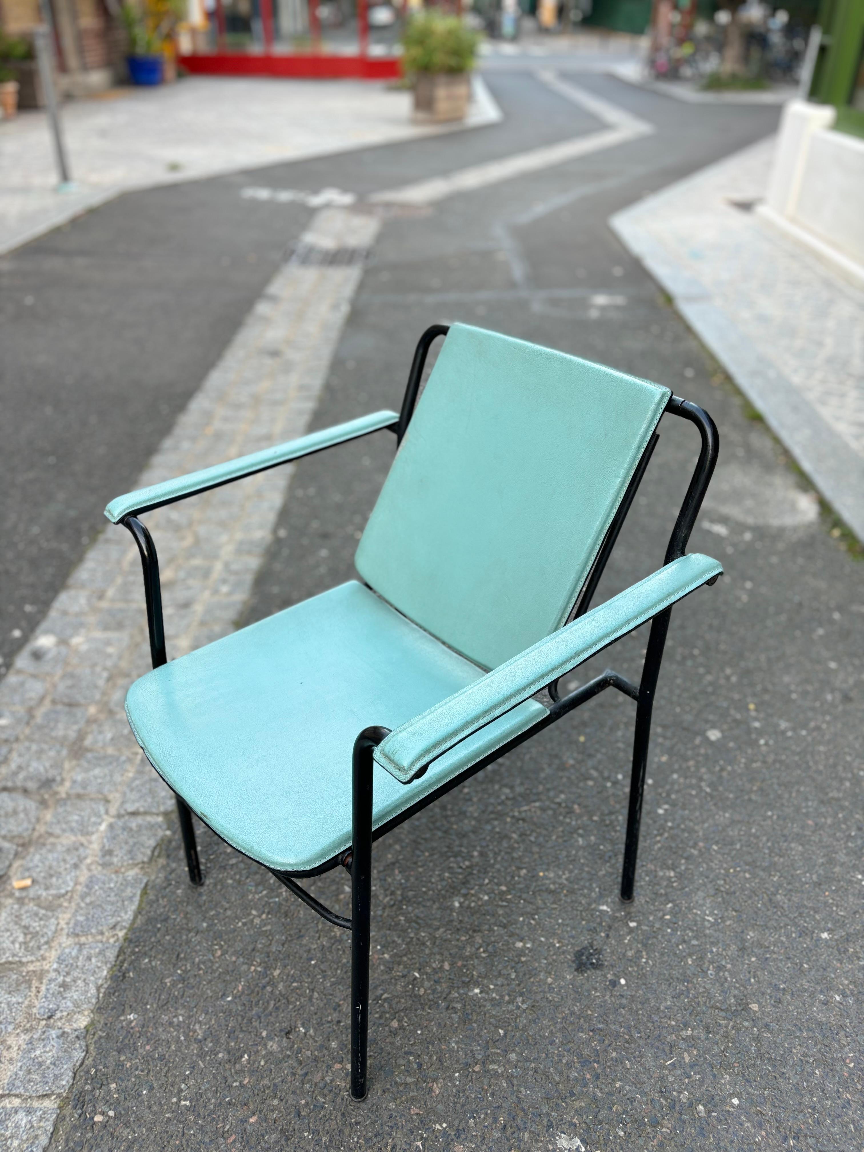 Armchair by Mario Marenco In condizioni buone in vendita a SAINT-OUEN-SUR-SEINE, FR