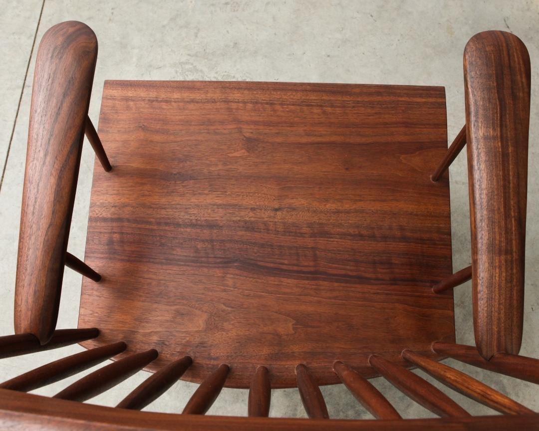 Armchair in Walnut by Michael Rozell, USA, 2021 For Sale 3