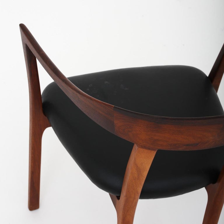 Patinated Armchair by Ole Wanscher / A. J Iversen For Sale
