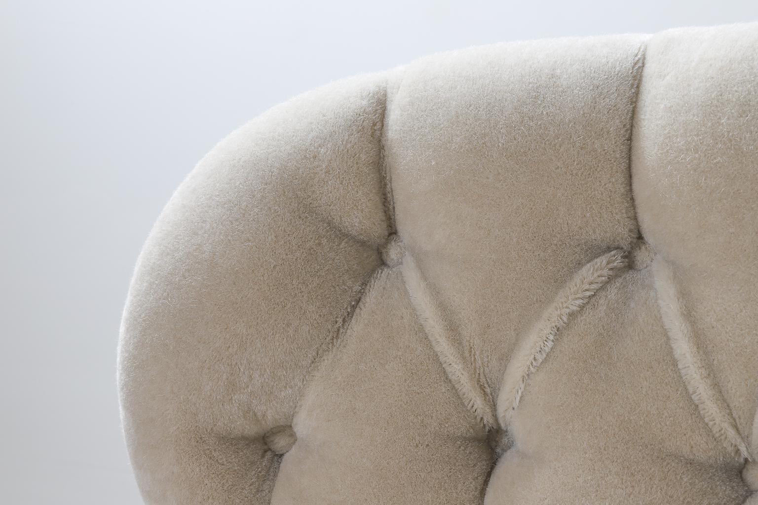 Armchair by Otto Schulz 1930s-1940s Upholstered in Bespoke Mohair 8