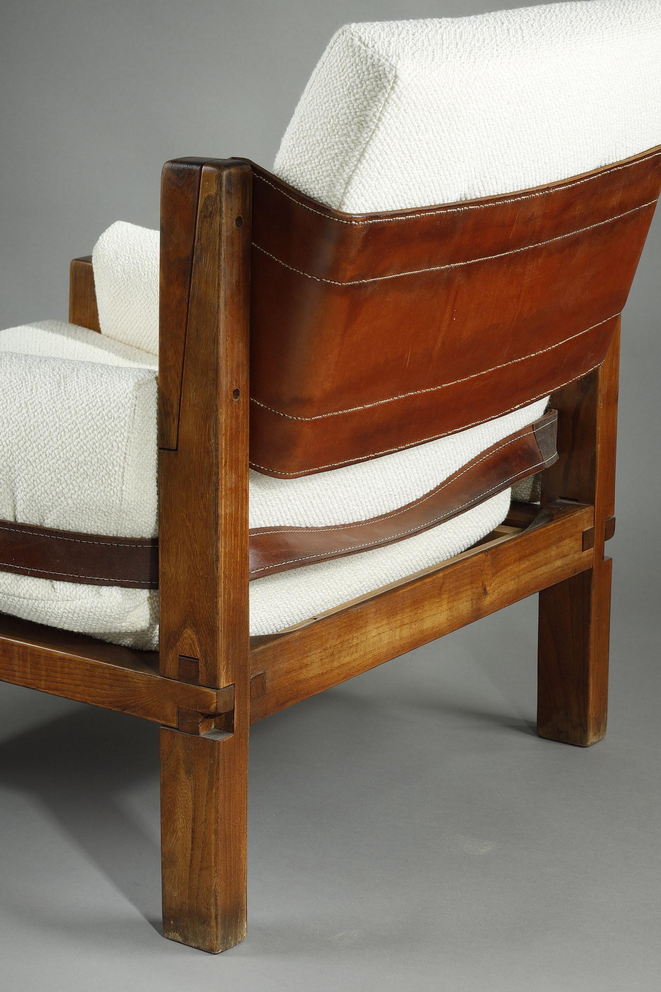 Armchair by Pierre CHAPO from the 1970s, S15 MODEL For Sale 6