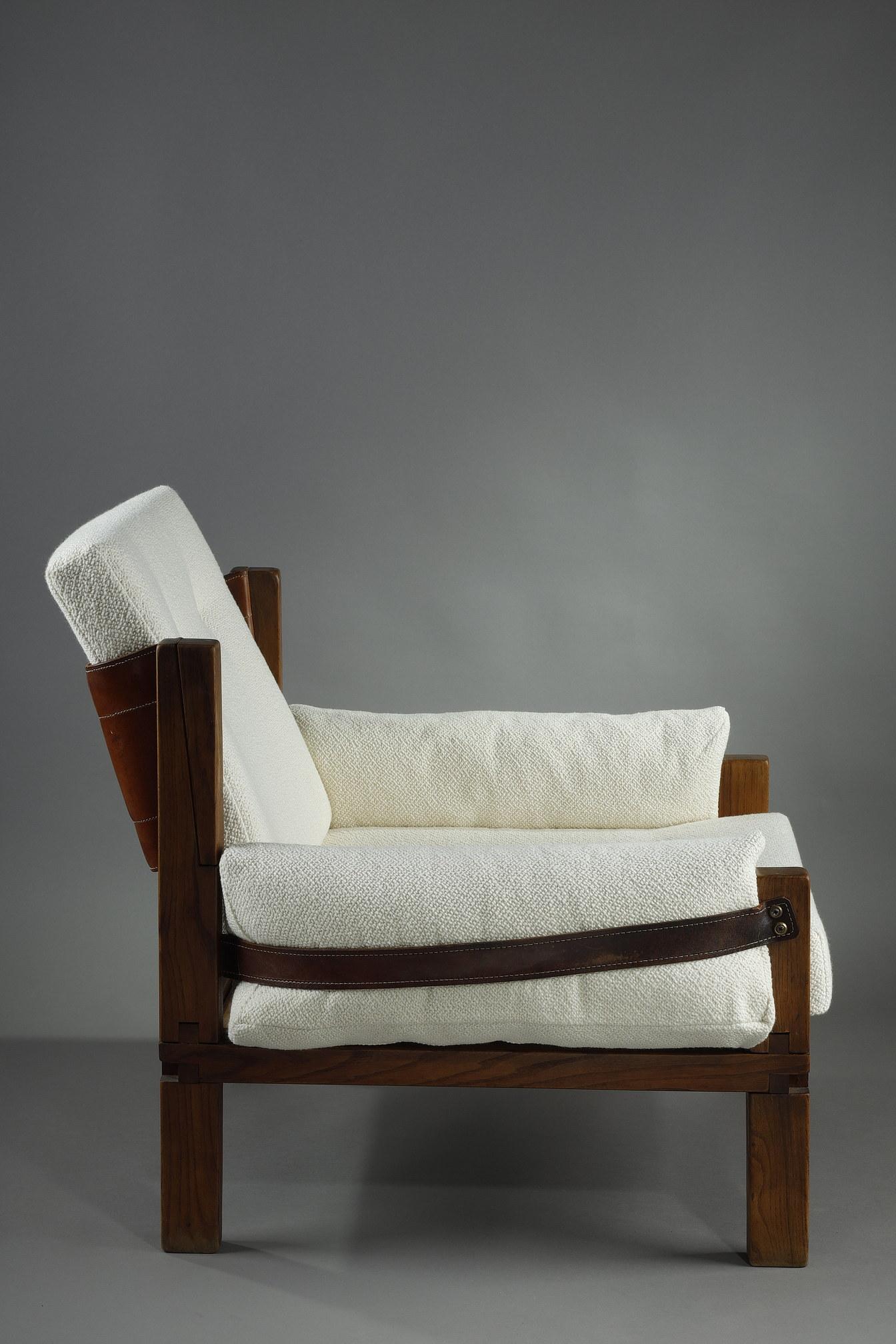 European Armchair by Pierre CHAPO from the 1970s, S15 MODEL For Sale