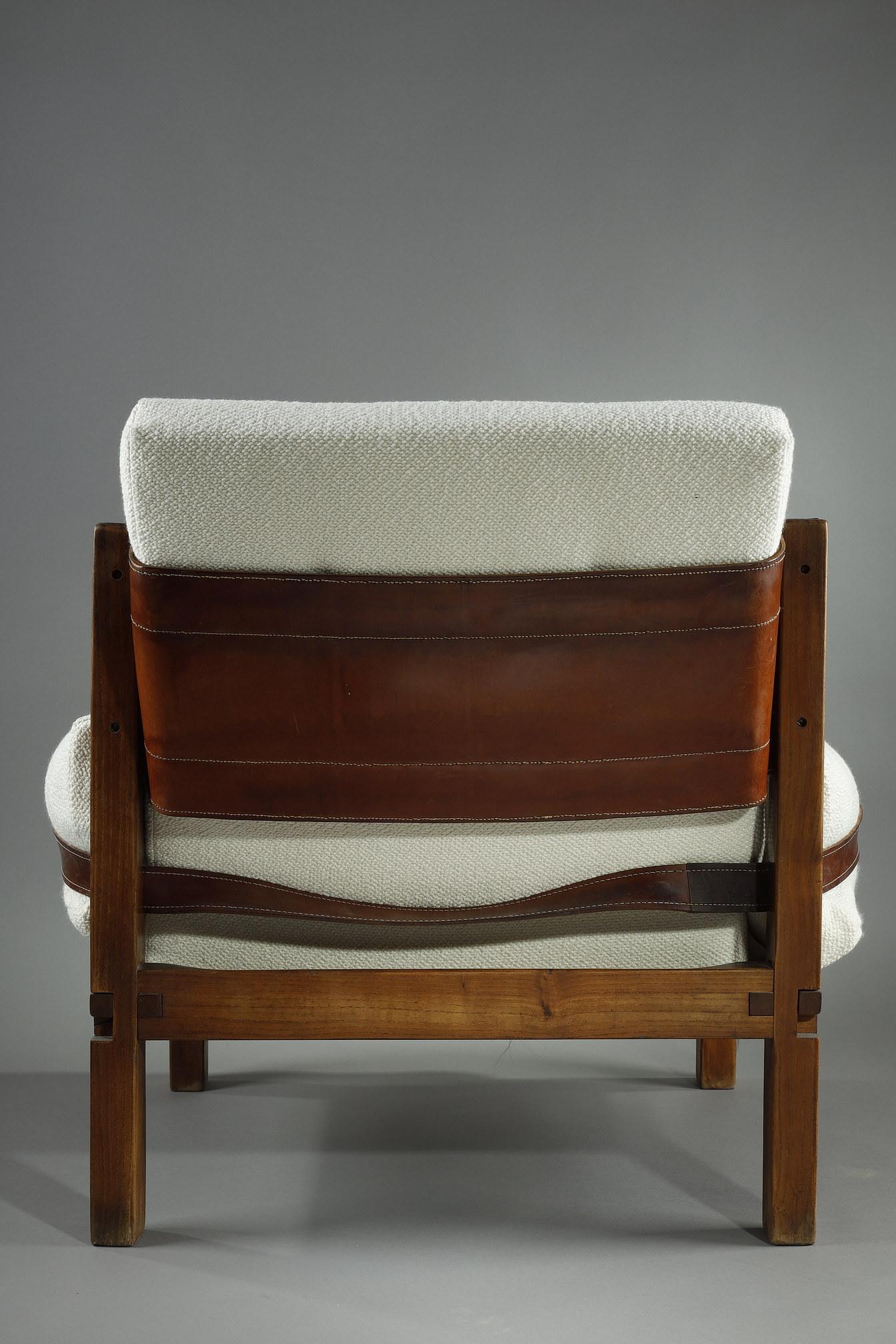 Late 20th Century Armchair by Pierre CHAPO from the 1970s, S15 MODEL For Sale