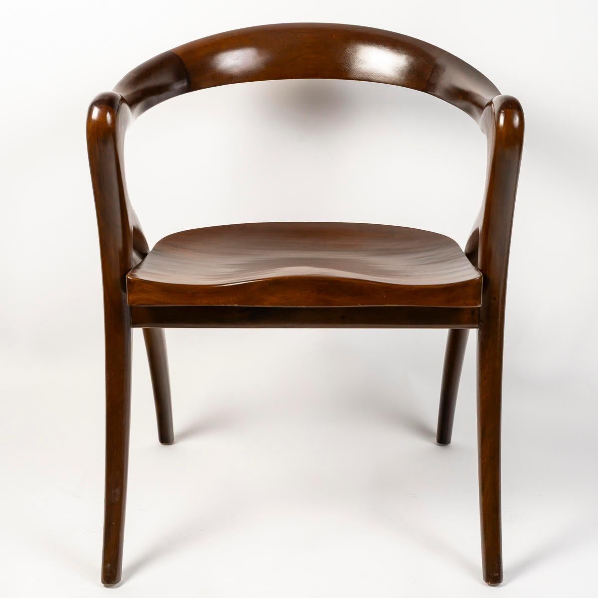 Armchair by the artist Olivier Schrijver, 20th century.

20th century armchair by Olivier Schrijver.
H: 84cm, W: 60cm, D: 57cm