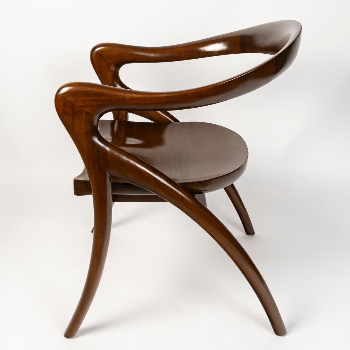 Armchair by the Artist Olivier Schrijver, 20th Century. In Good Condition For Sale In Saint-Ouen, FR