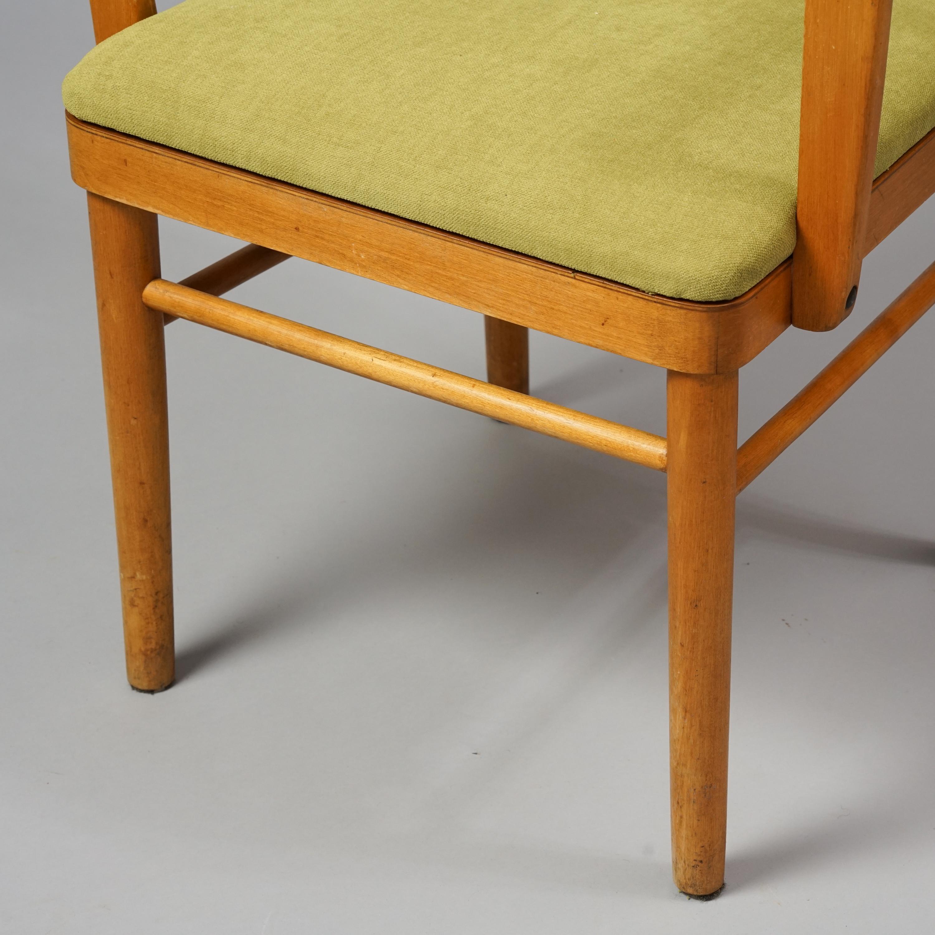 Scandinavian Modern Armchair by Werner West for Schauman, 1940s For Sale