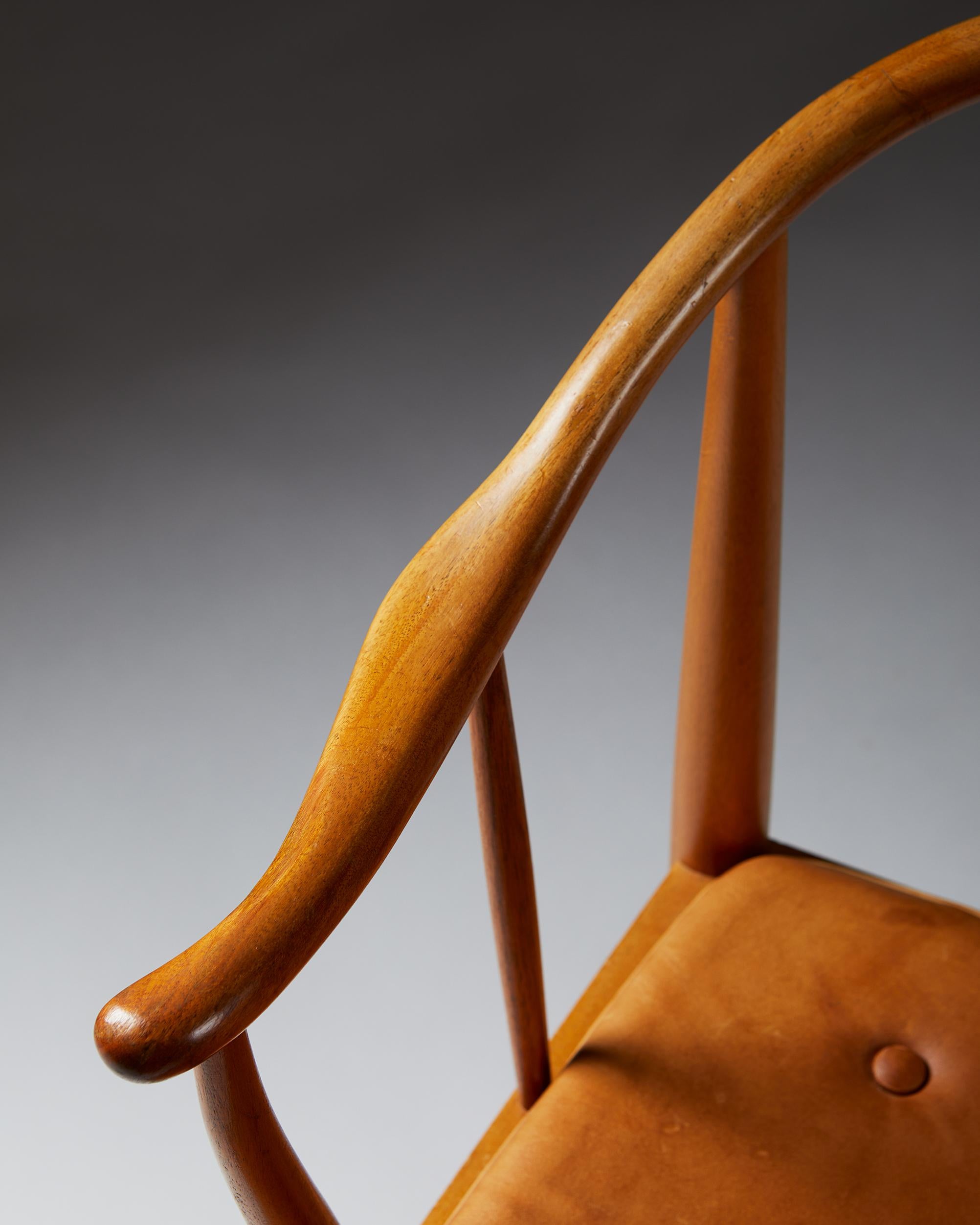 Armchair “China” Designed by Hans J. Wegner for Fritz Hansen, Denmark, 1944 3
