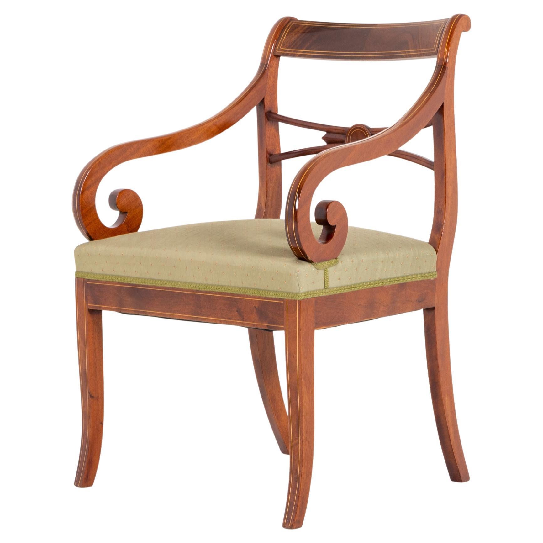 Armchair, circa 1830 For Sale