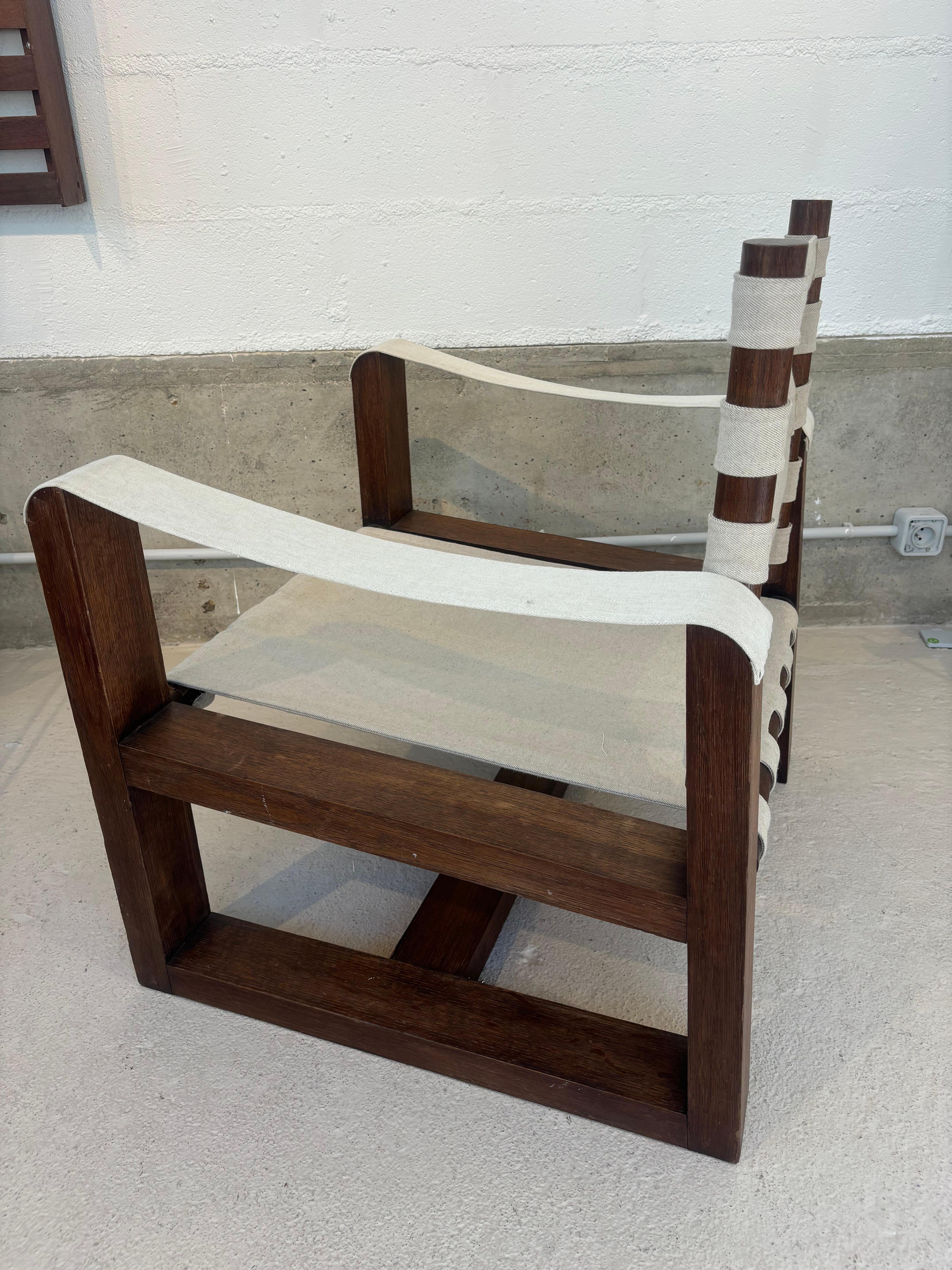 Armchair circa 1930 attributed to Eyre De Lanux For Sale 5