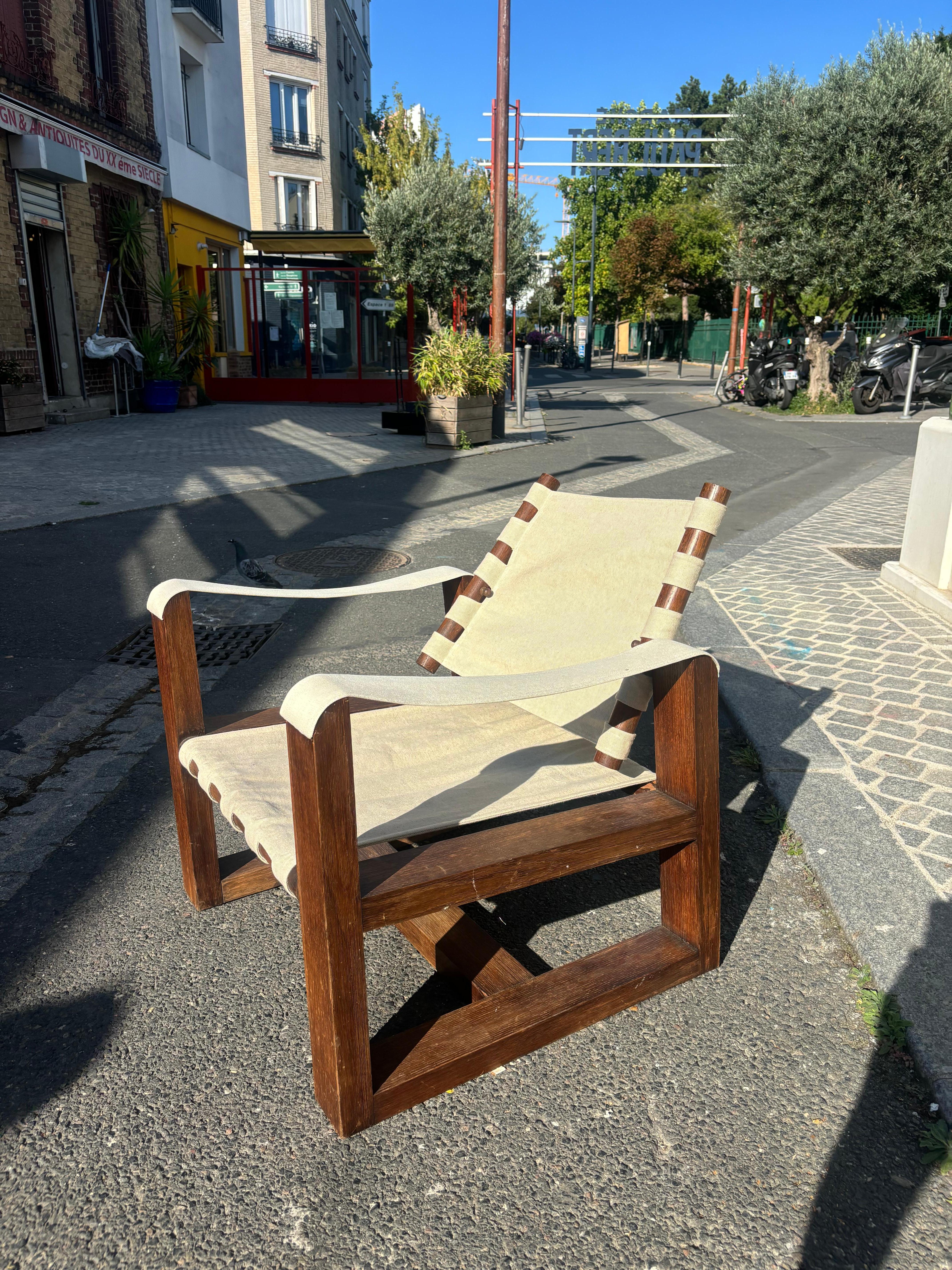 Art Deco Armchair circa 1930 attributed to Eyre De Lanux For Sale
