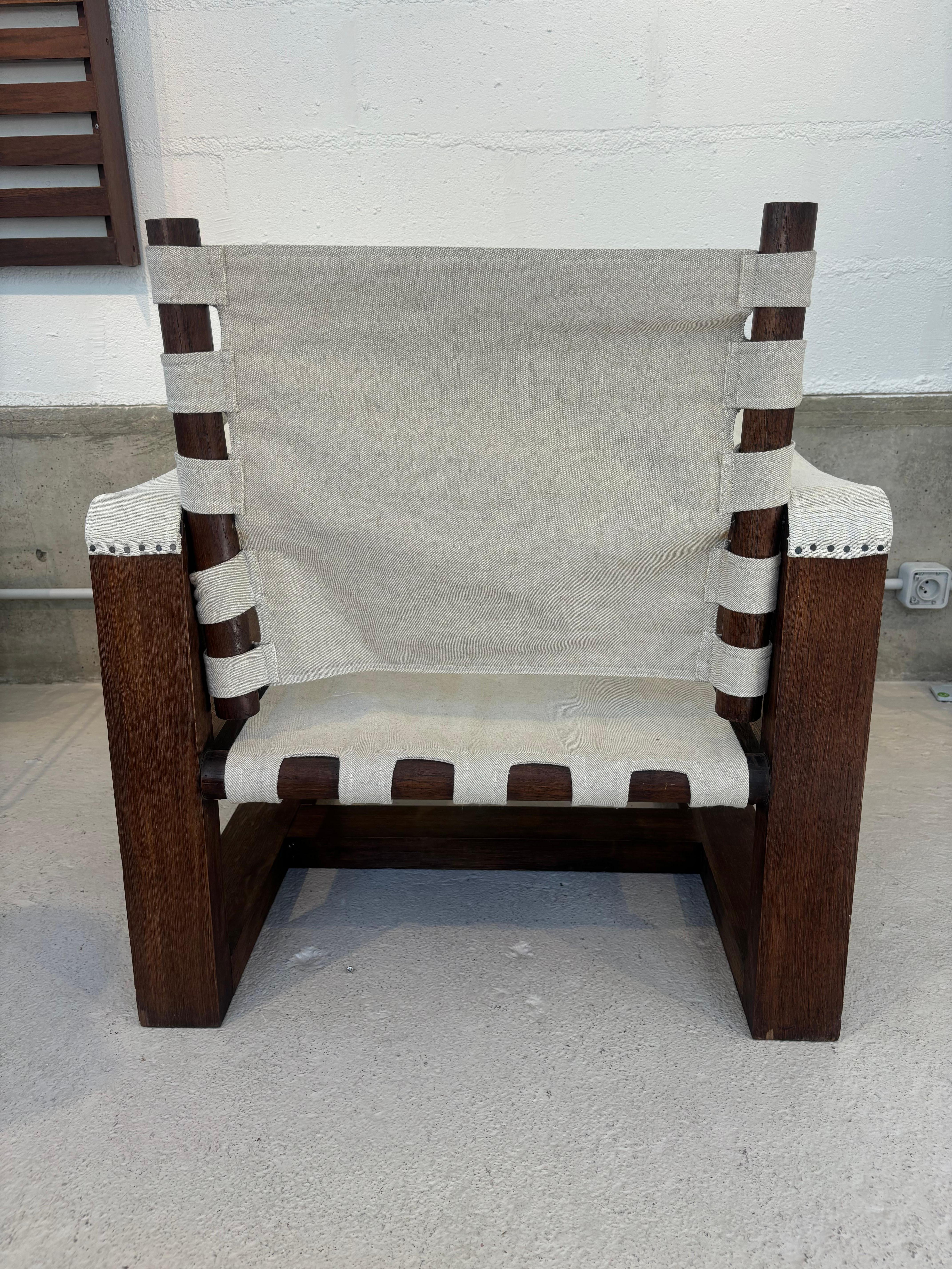 Armchair circa 1930 attributed to Eyre De Lanux For Sale 2