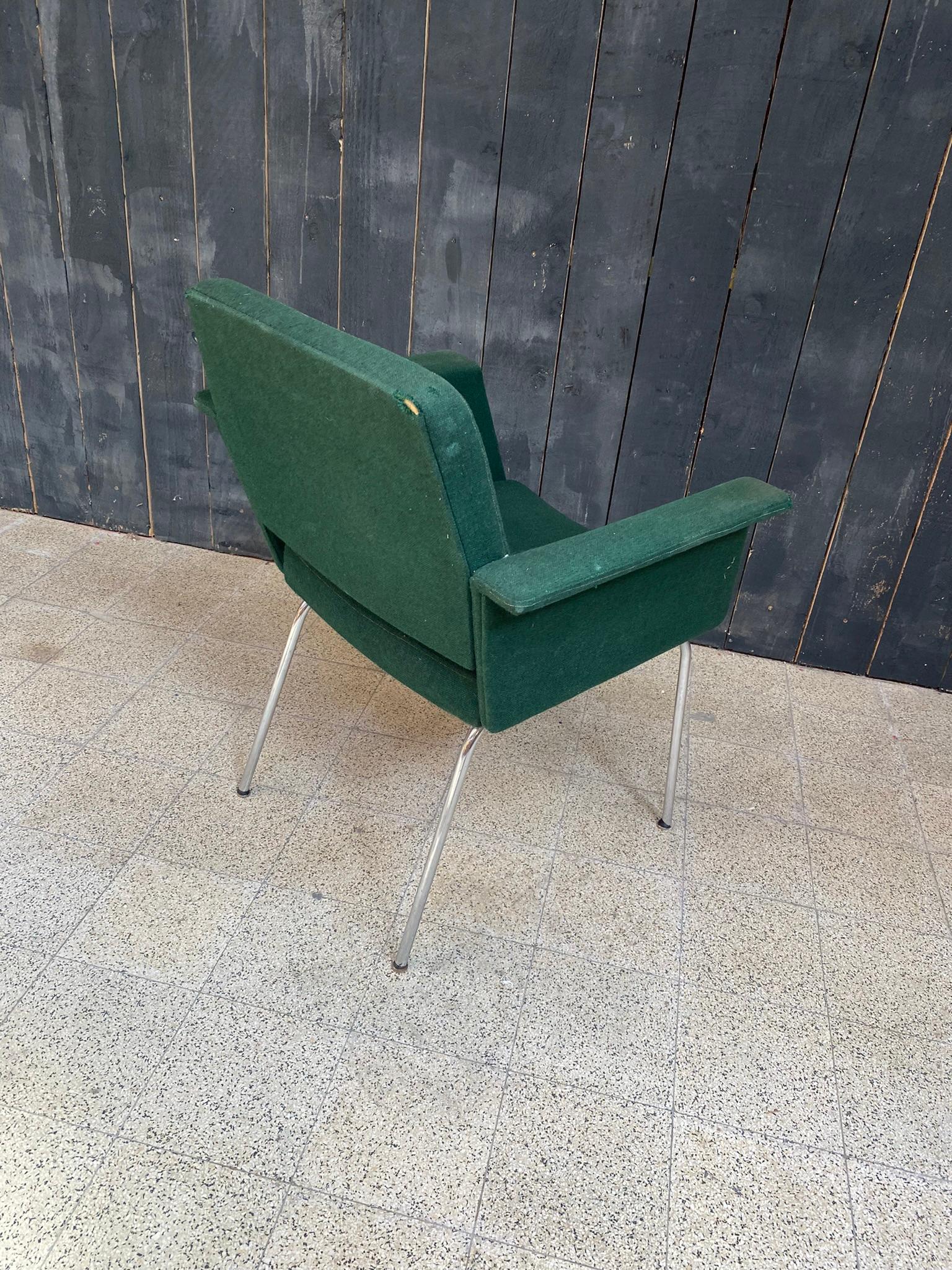 Armchair circa 1960 Attributed to Steiner For Sale 1