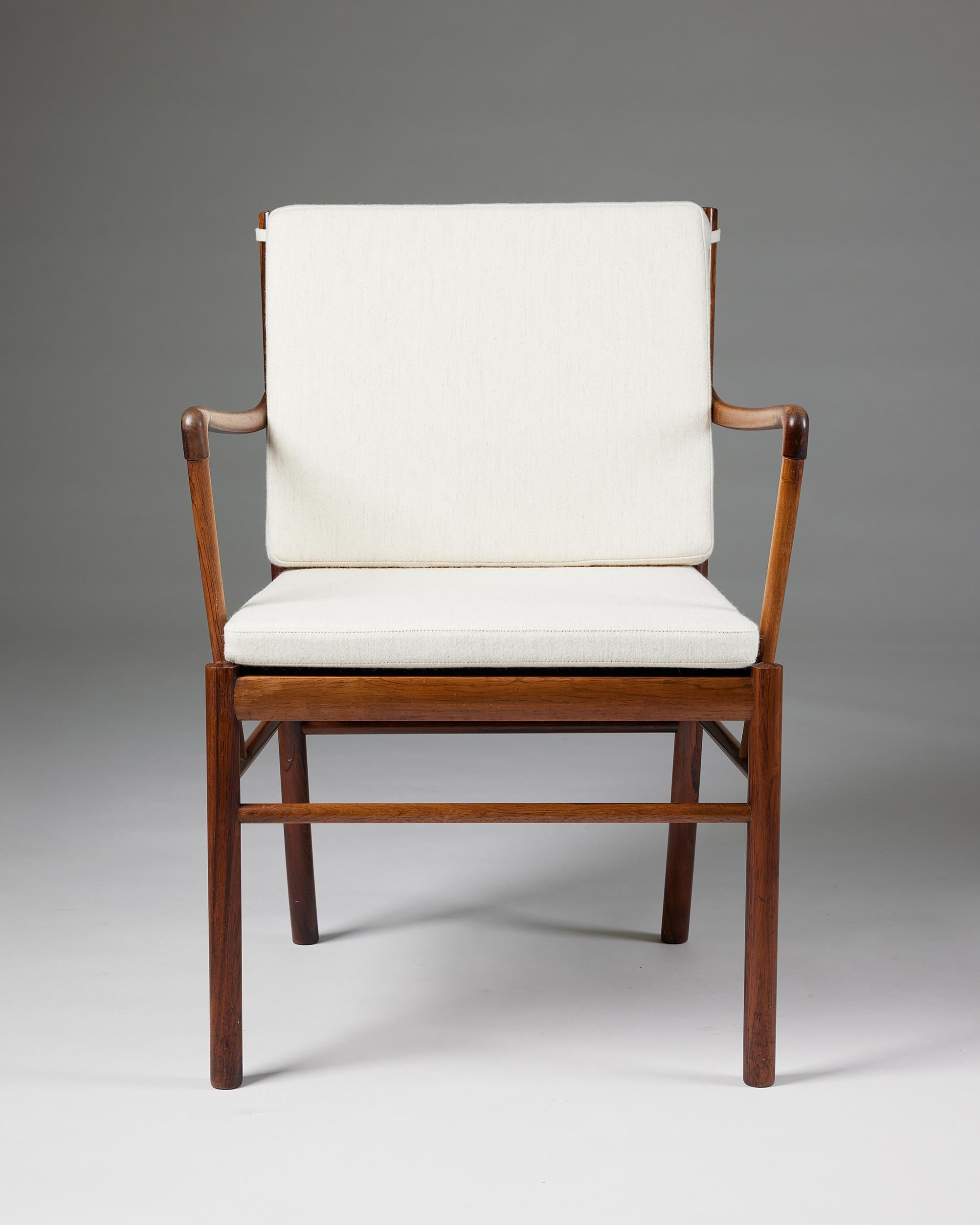 Danish Armchair �‘Colonial’ Designed by Ole Wanscher for Poul Jeppesen