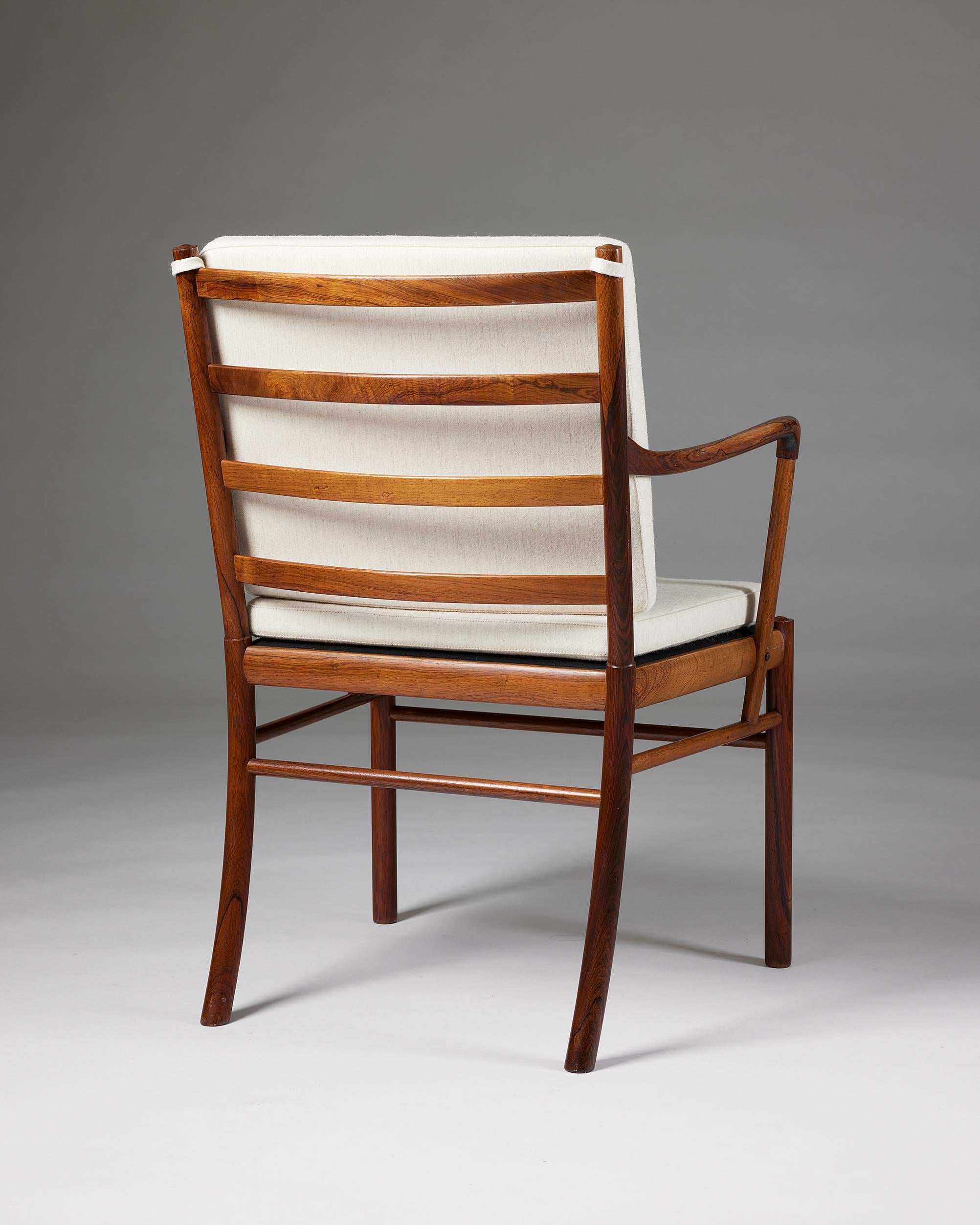 20th Century Armchair ‘Colonial’ Designed by Ole Wanscher for Poul Jeppesen