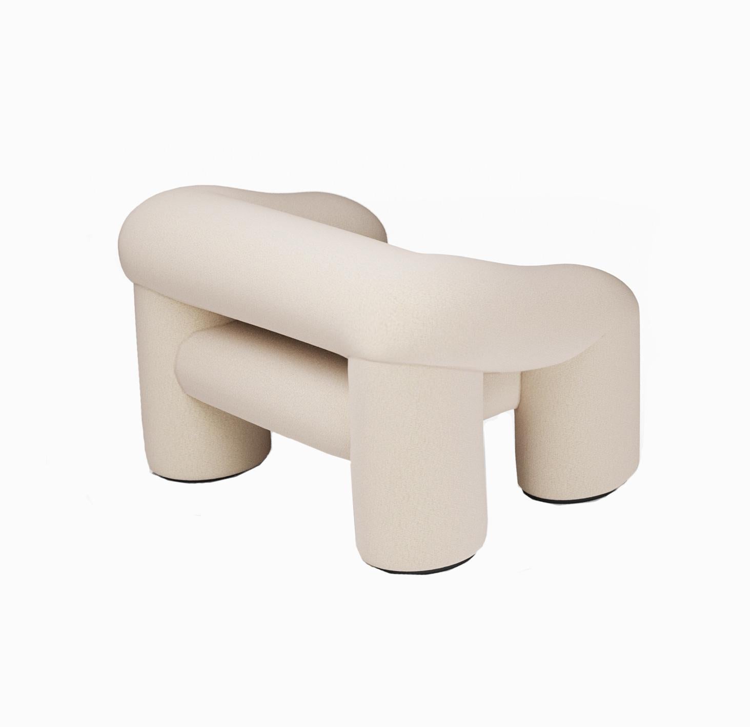 Sillón Cuby de tela beige by Alter Ego Studio Portugués en venta