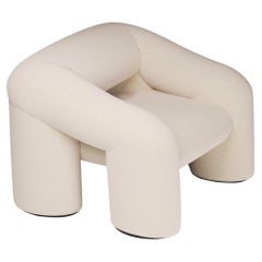 Armchair Cuby in Beige Fabric by Alter Ego Studio