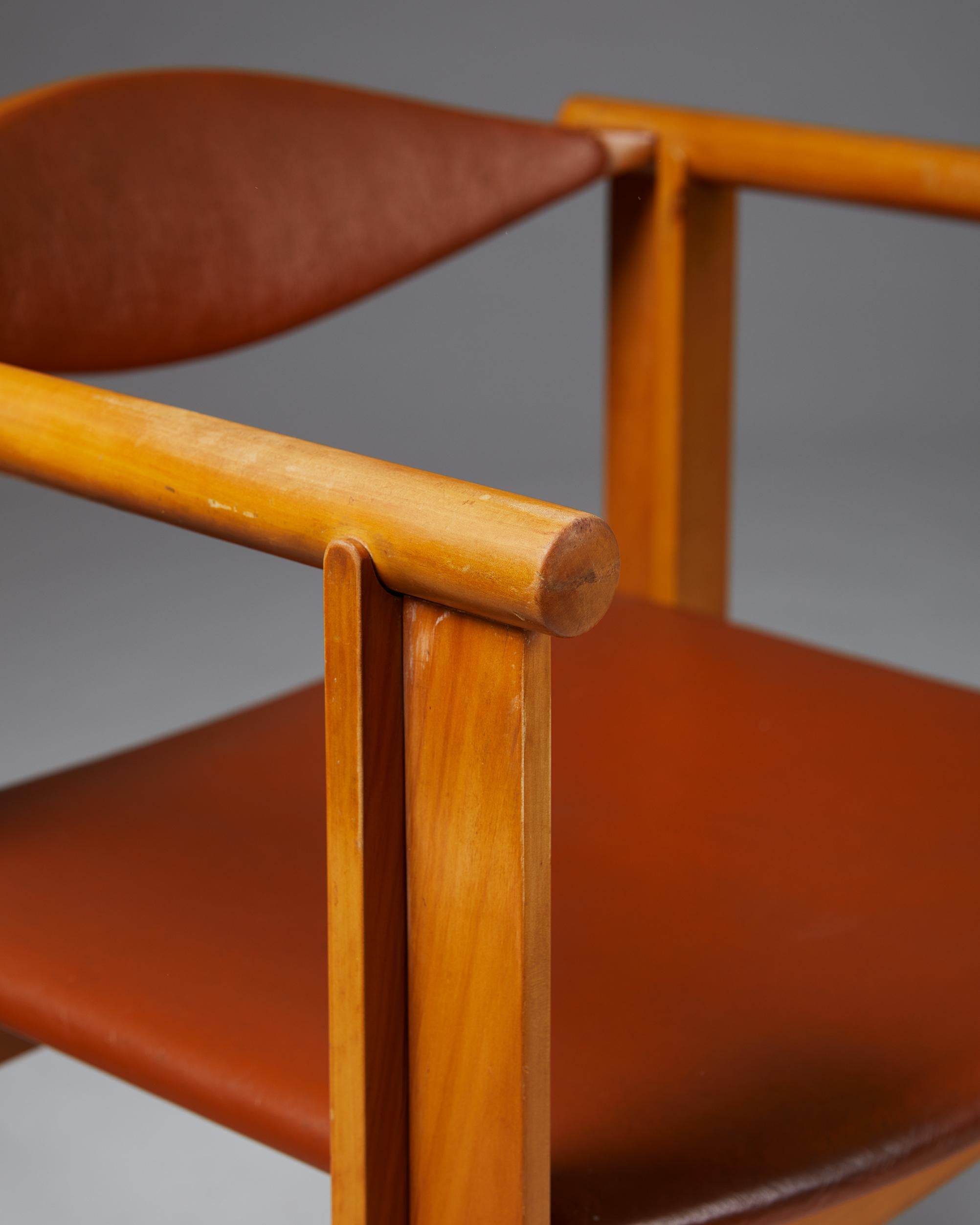 Armchair Designed by Anders Berglund and Gösta Engström for Hans Johansson For Sale 1