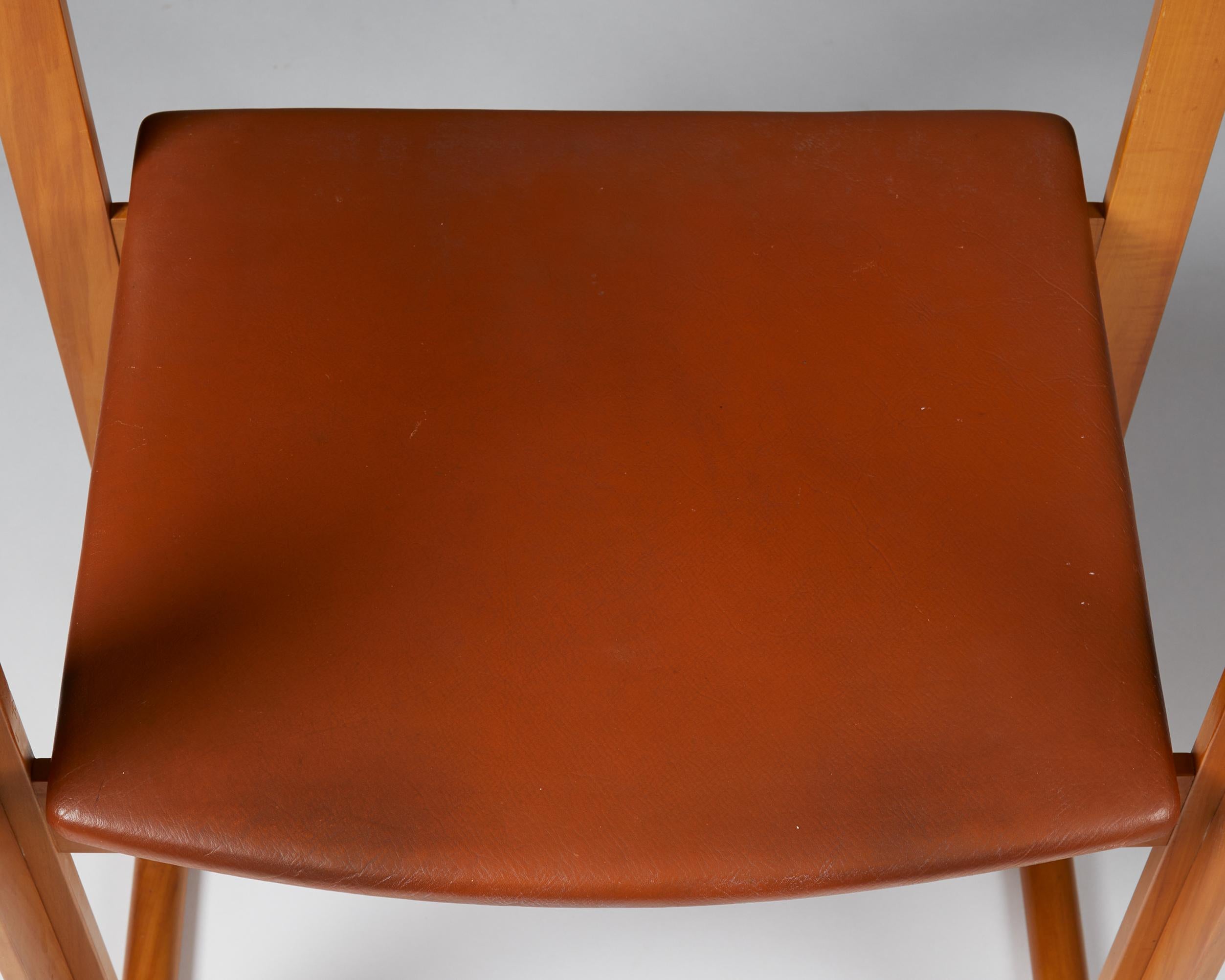 Armchair Designed by Anders Berglund and Gösta Engström for Hans Johansson In Good Condition For Sale In Stockholm, SE