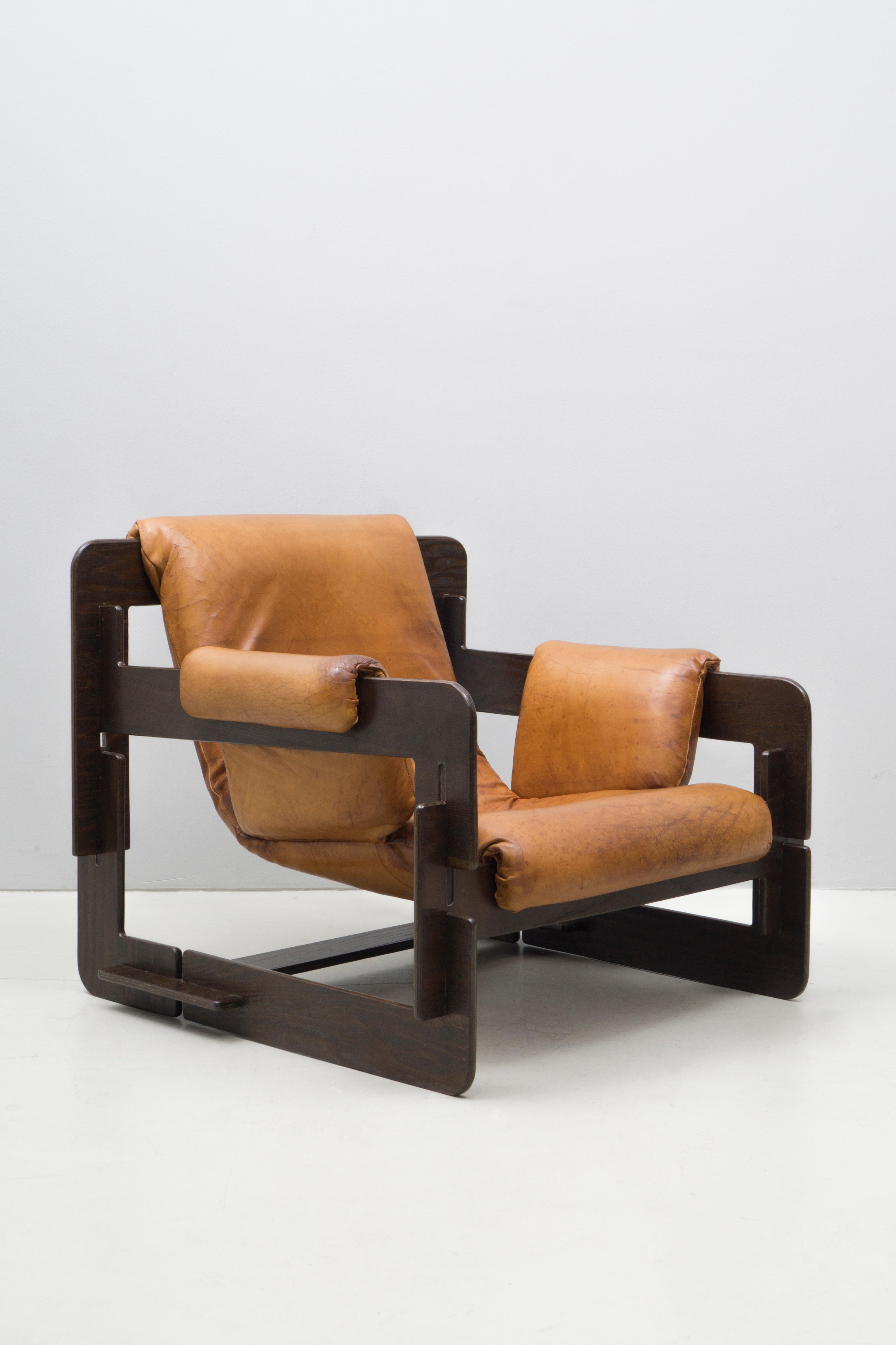 Wood Armchair Designed by Arne Jacobsen 1966 For Sale