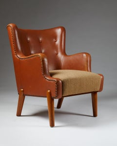 Fauteuil conçu par Eva et Nils Koppel, Danemark, années 1950