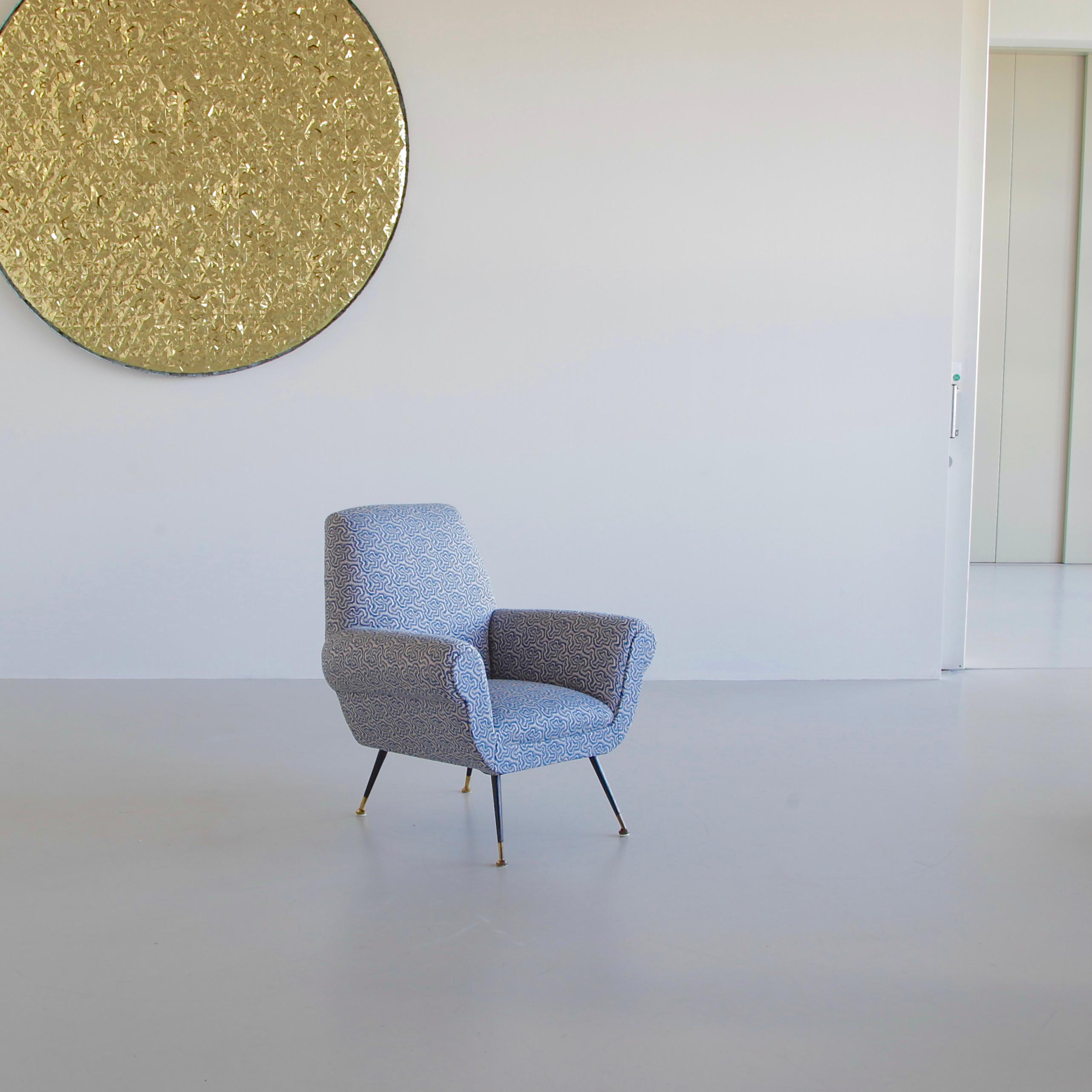 Mid-20th Century Armchair Designed by Gigi Radice for Minotti