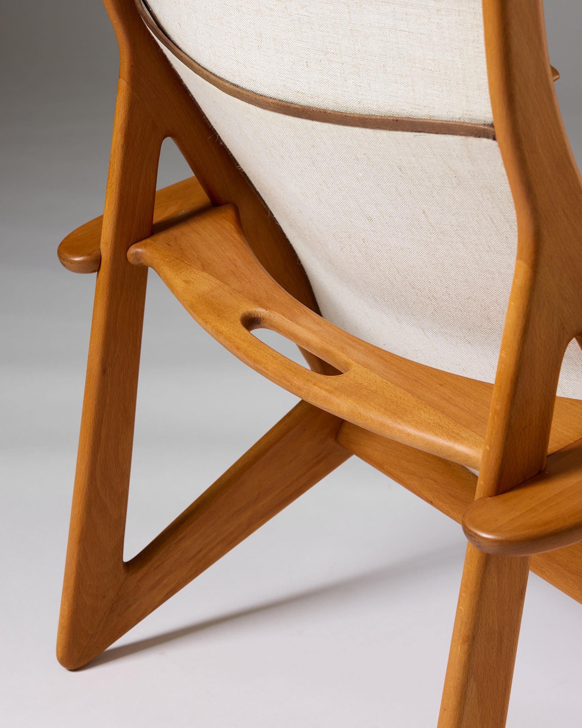 Fauteuil am designs par Hans Frost Nielsen Danemark, 1974 en vente 5