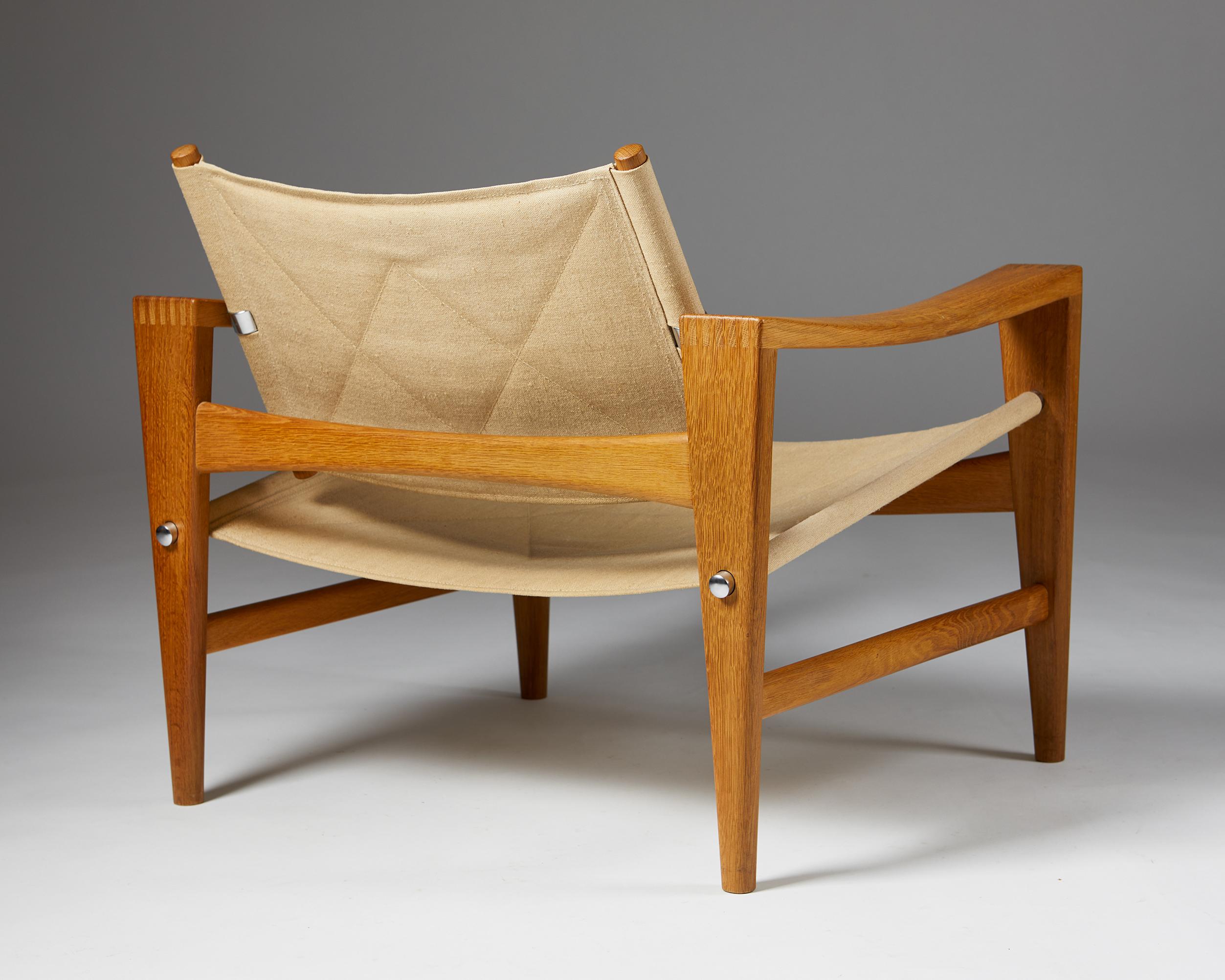 Armchair Designed by Hans J. Wegner for Johannes Hansen, Denmark, 1950's For Sale 1