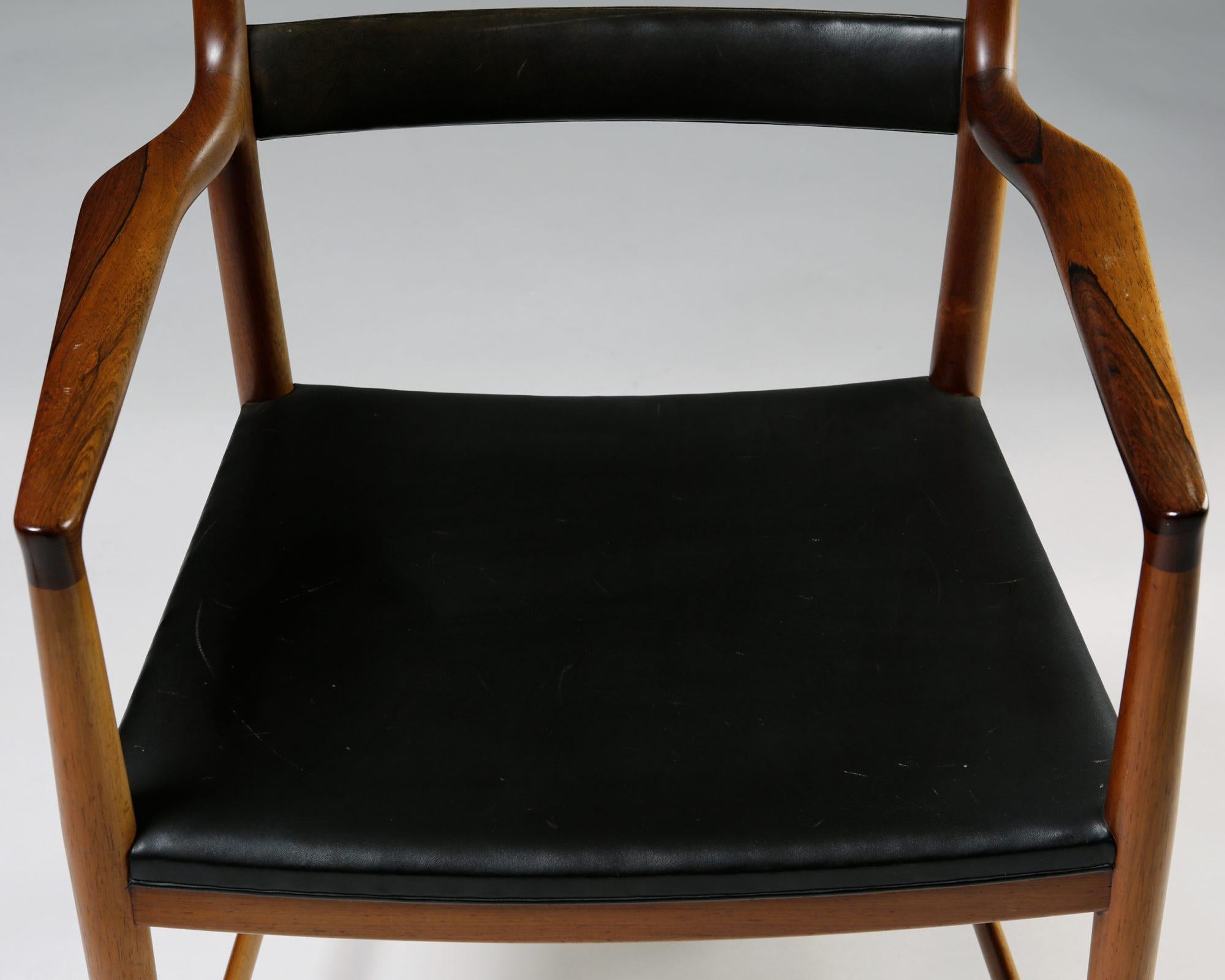 Armchair Designed by Helge Vestergaard Jensen for Peder Pederson, Denmark, 1960s 5