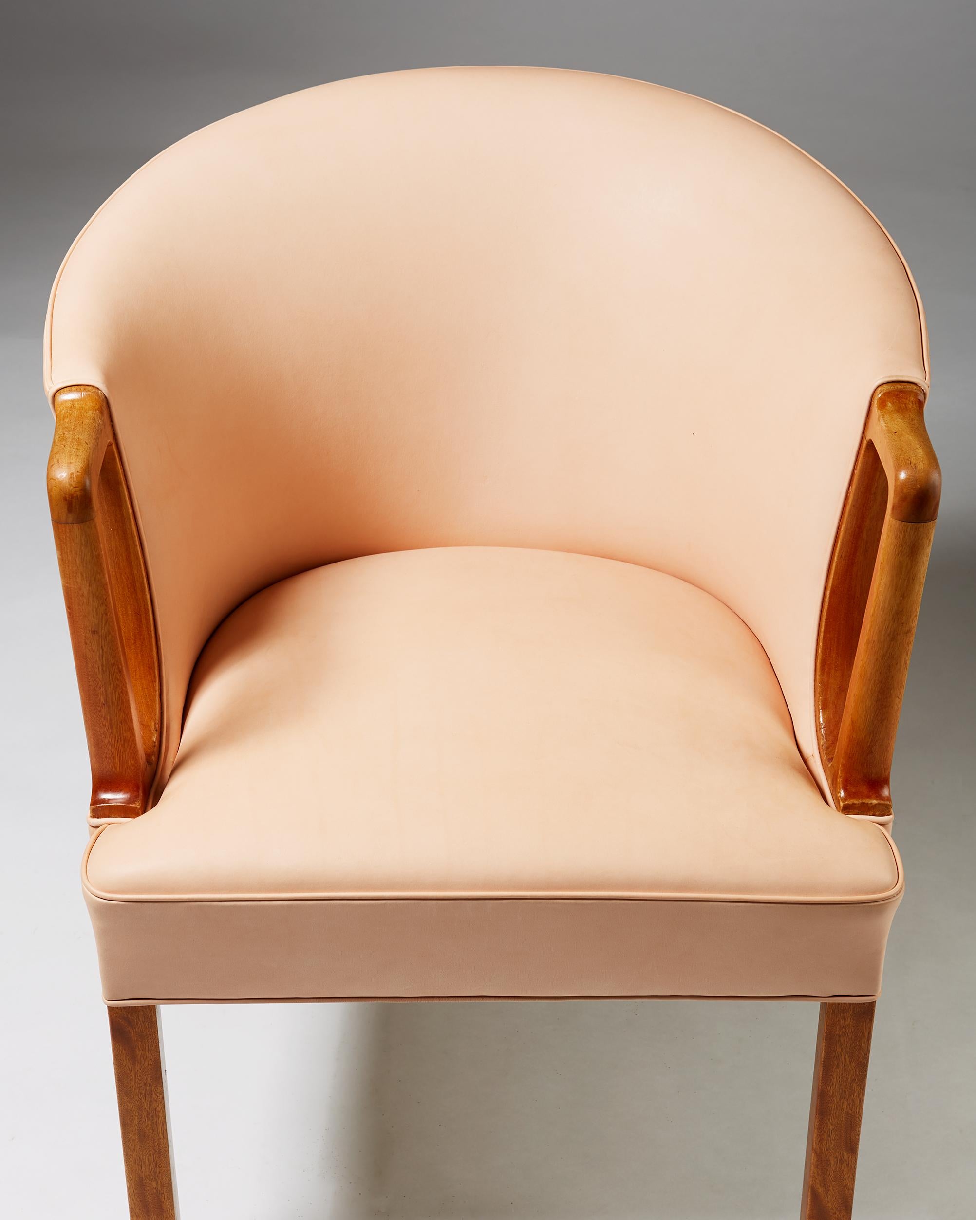 Armchair Designed by Jacob Kjaer, Denmark, 1950s 1